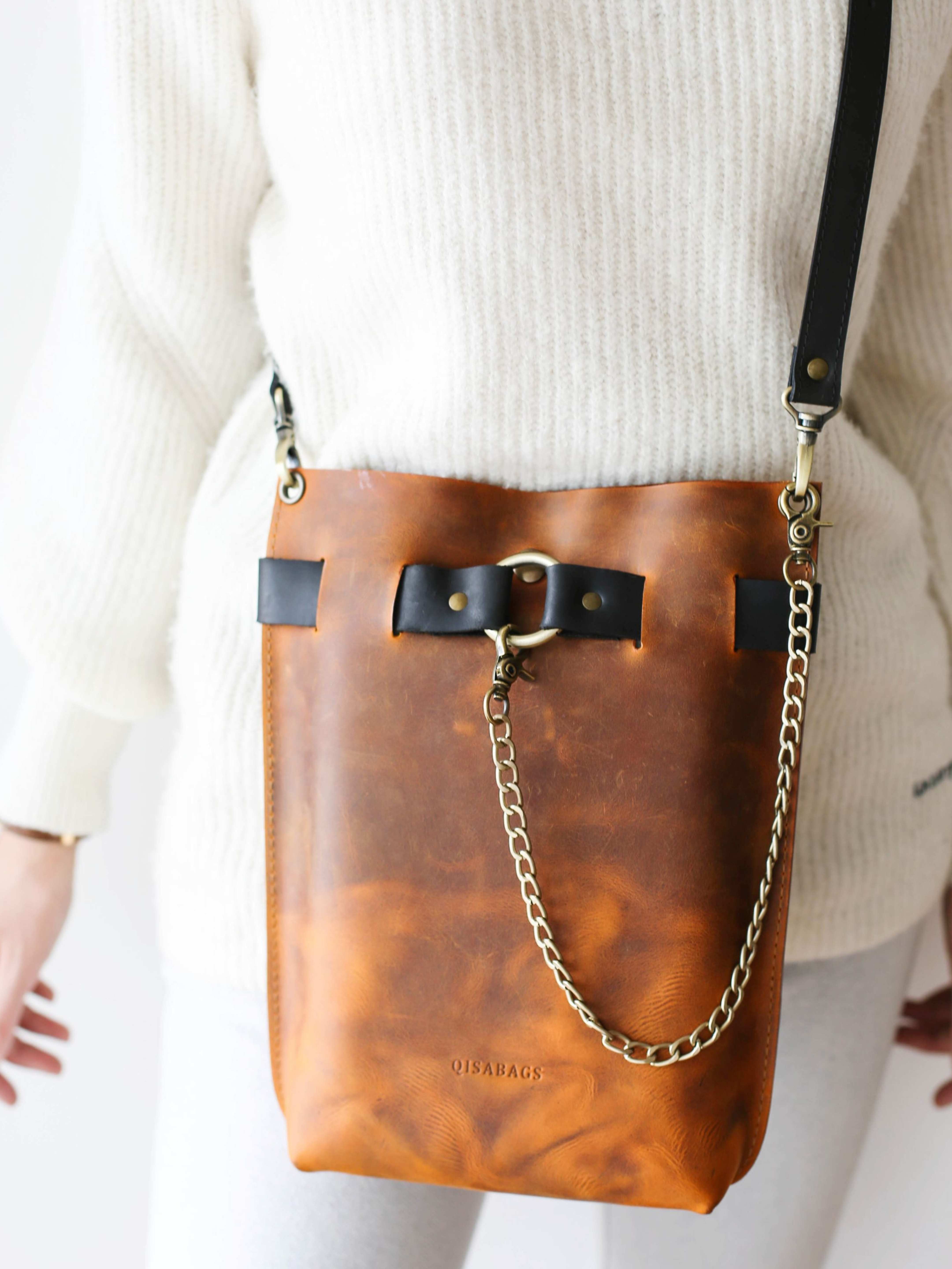 Standard Leather Bag - "Ring Belt Edition"