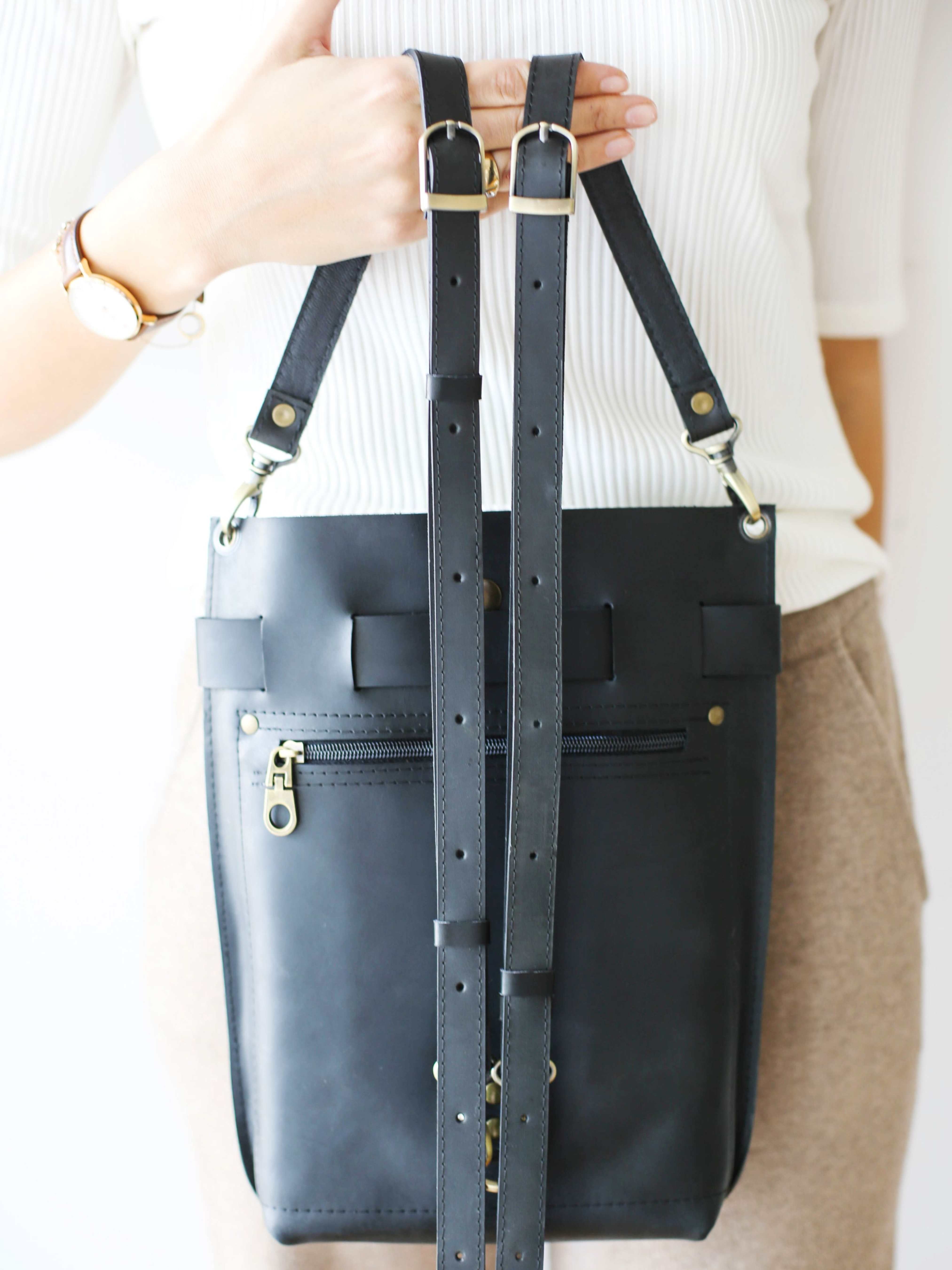 Standard Leather Bag - "Ring Belt Edition"