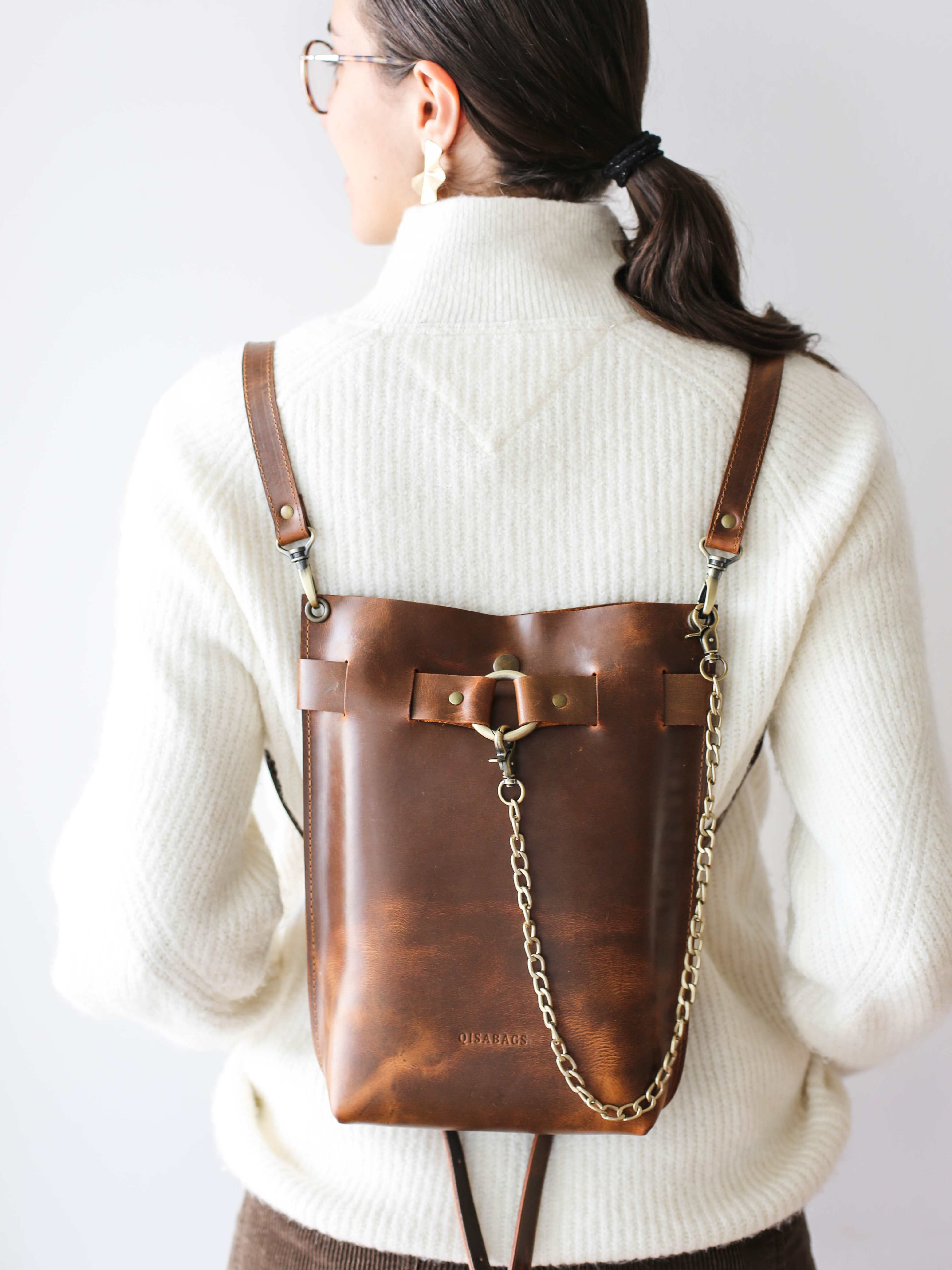 Standard Leather Bag - "Ring Belt Edition"