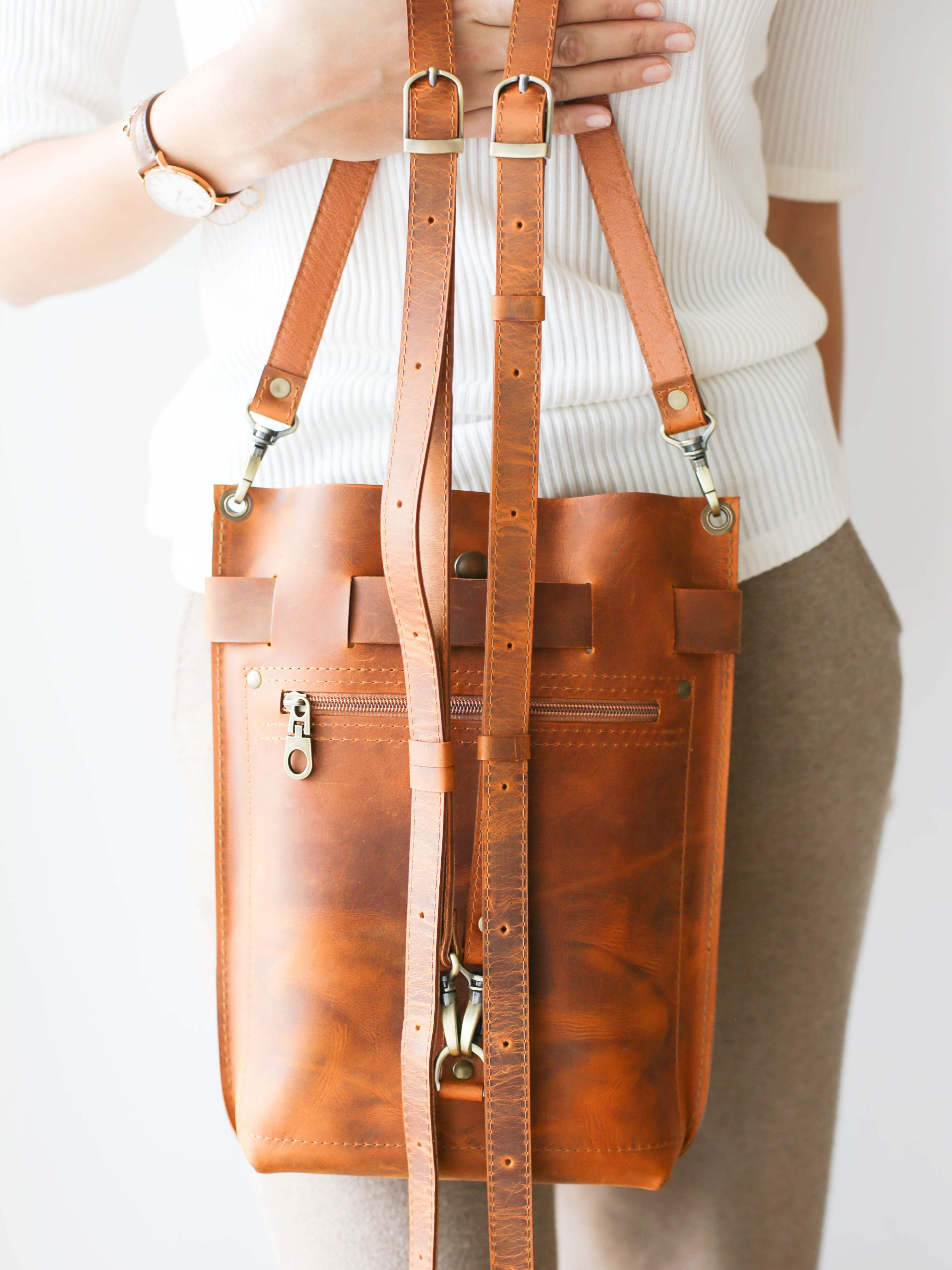Standard Leather Bag - "Ring Belt Edition"