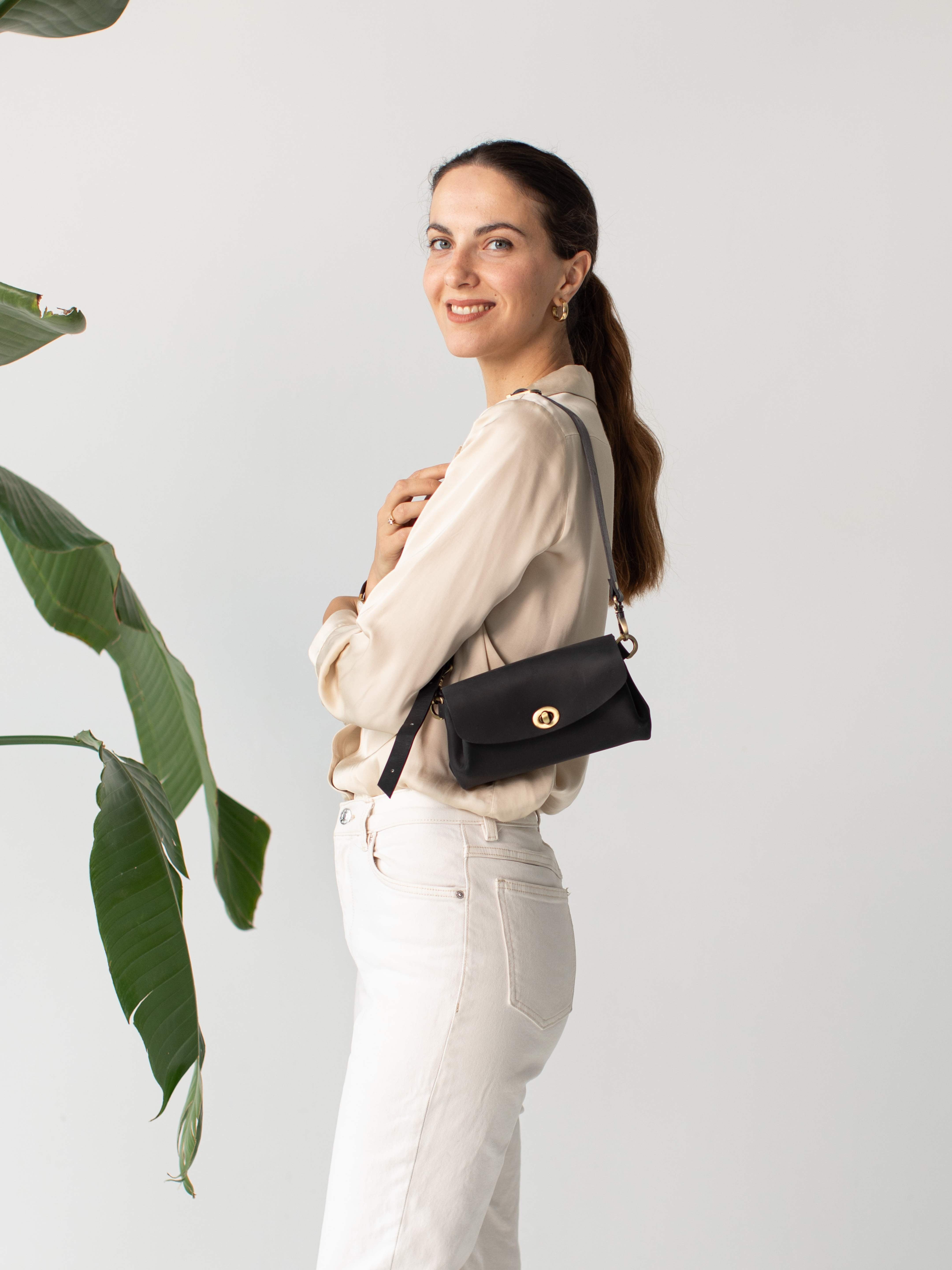 Donatella Mini Leather Purse