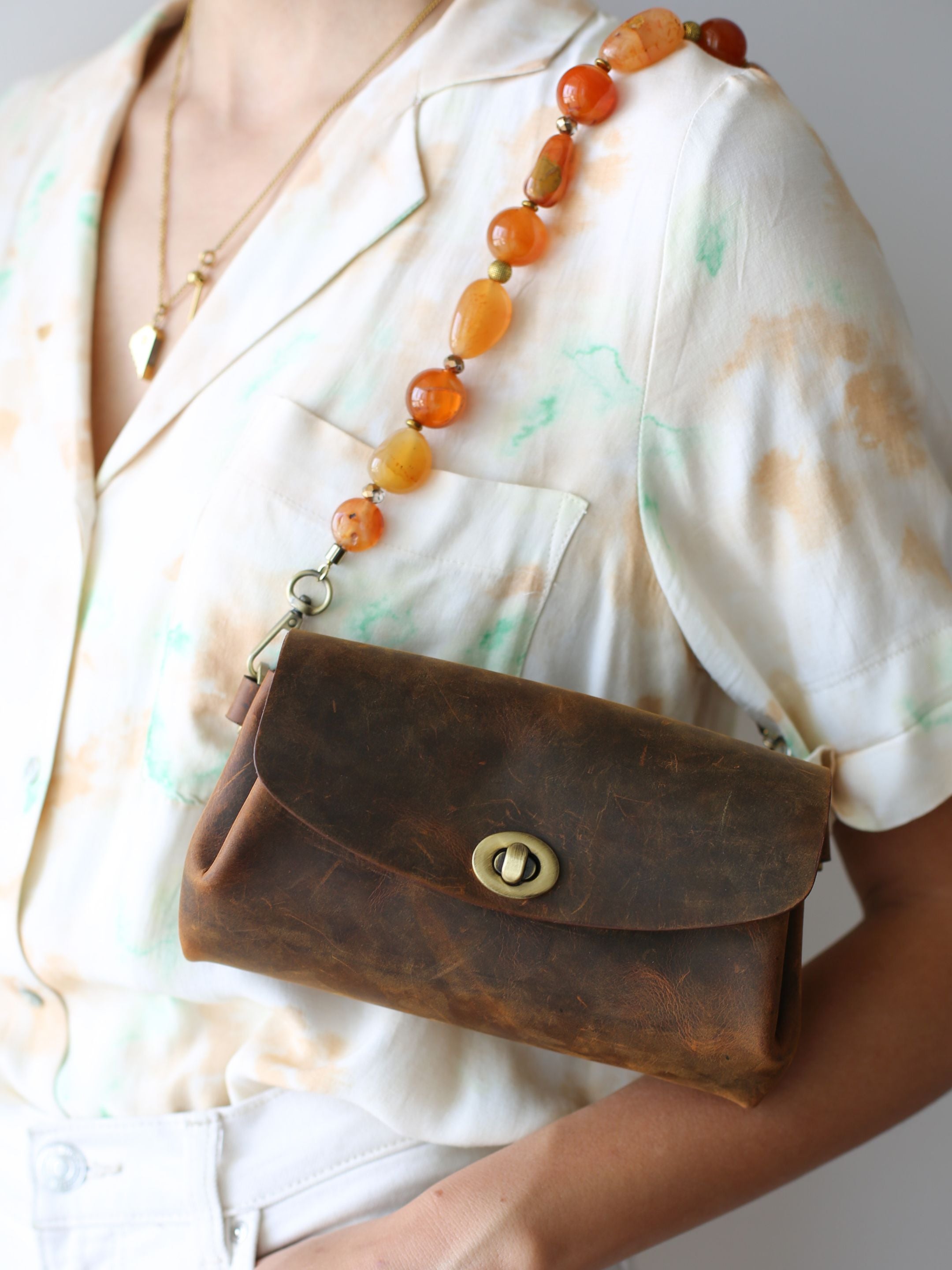 Semi Precious Stone Strap