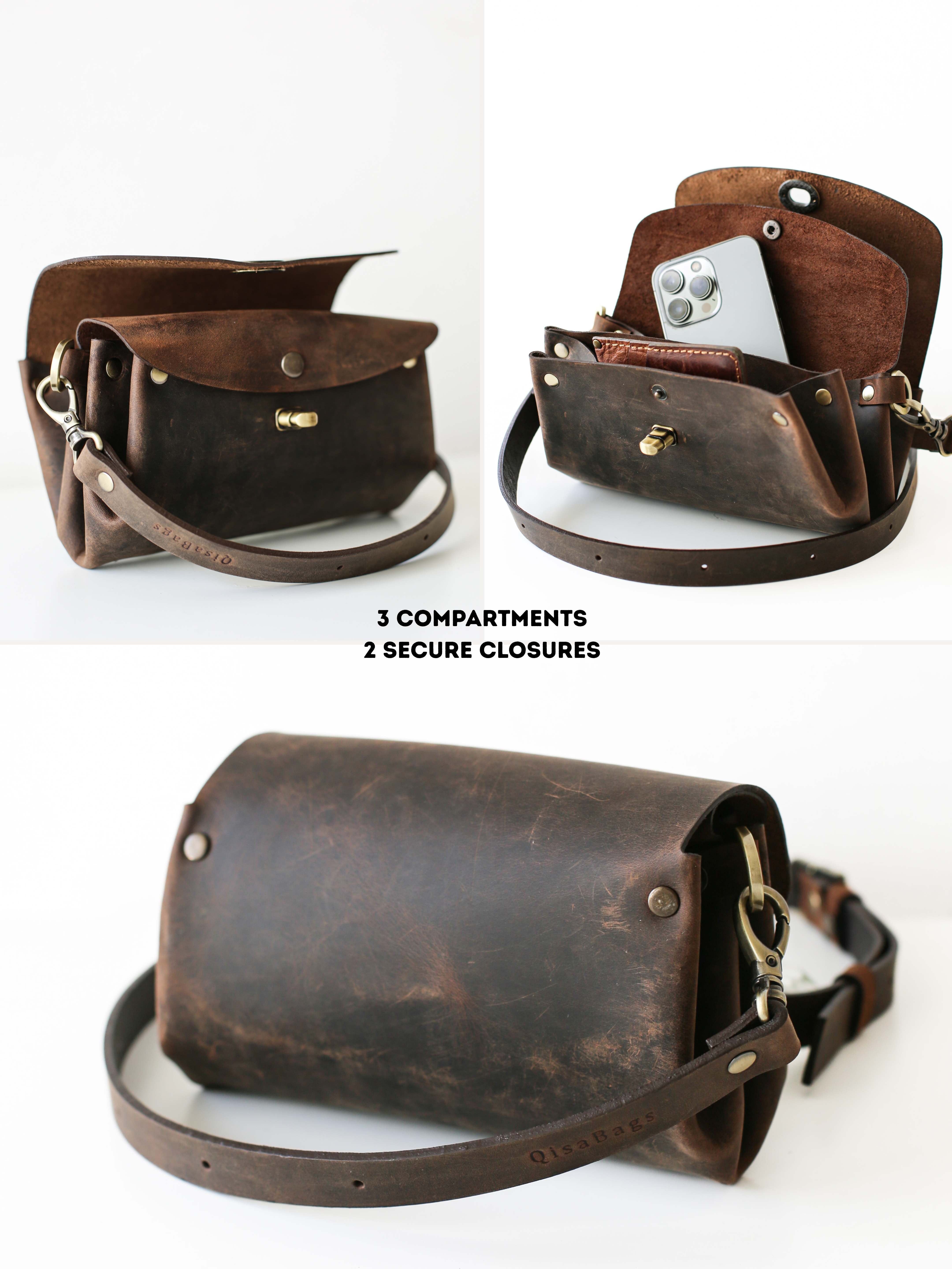 Donatella Mini Leather Purse