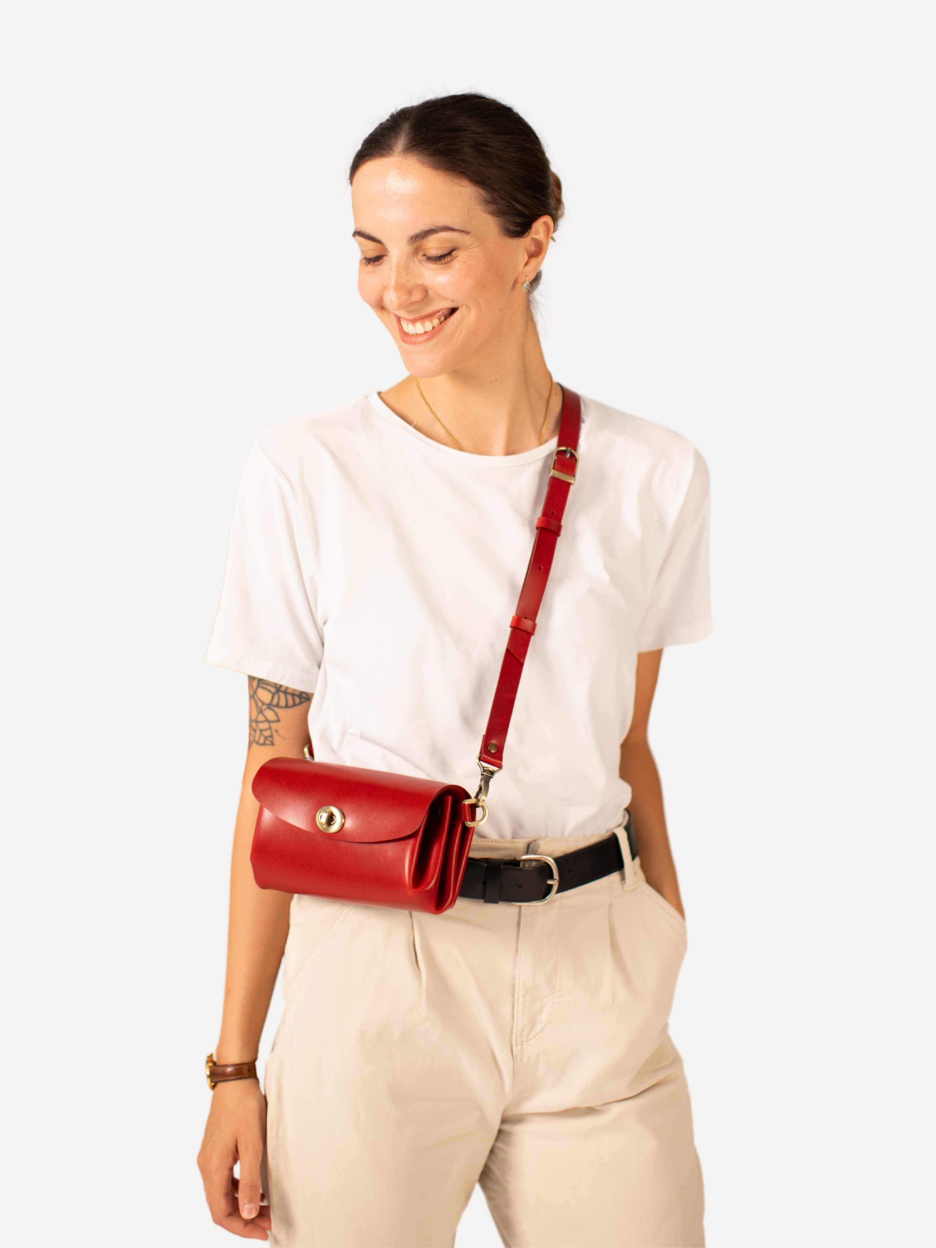 Donatella Mini Leather Purse