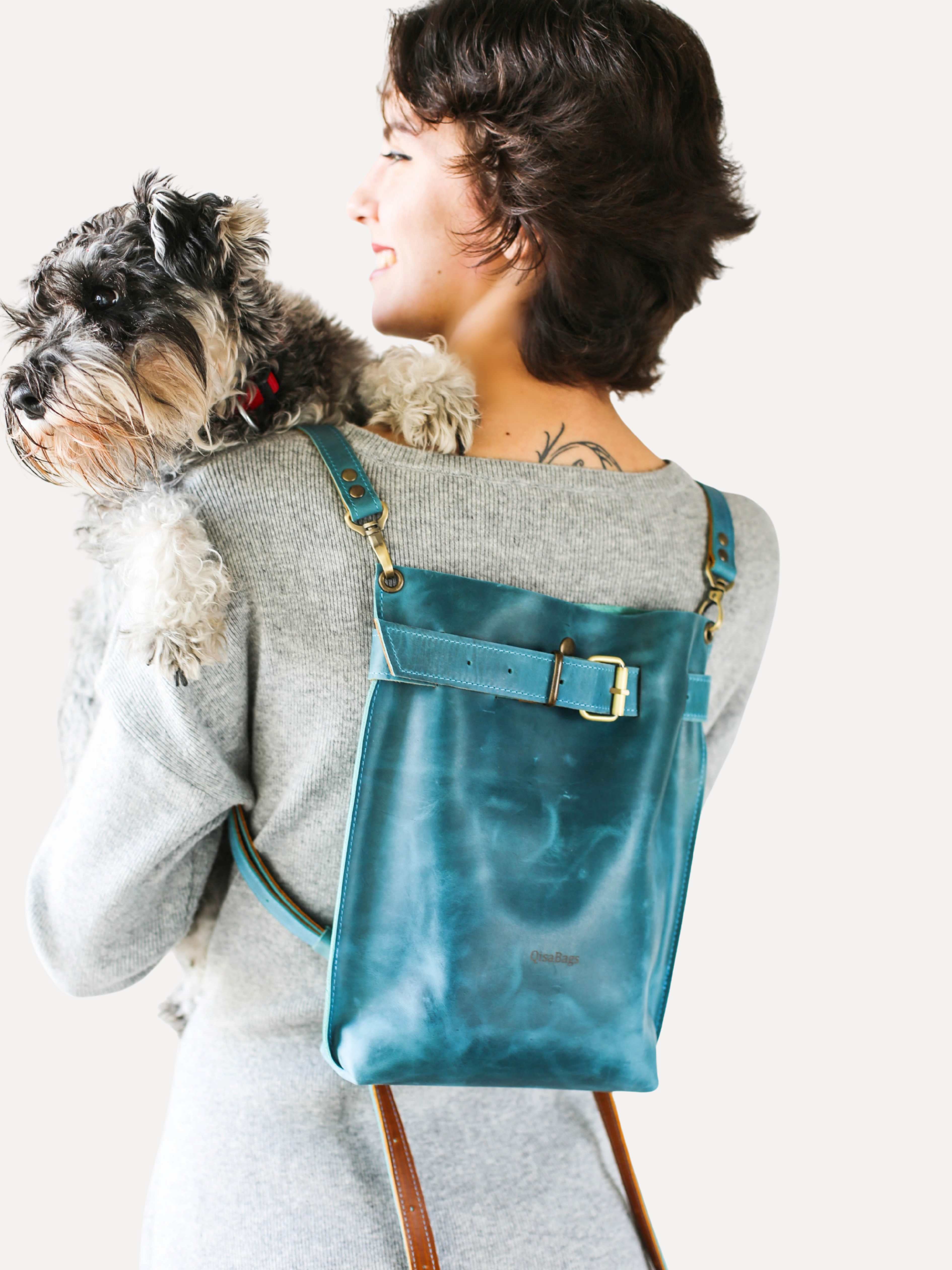 Dark Brown Standard Leather Bag