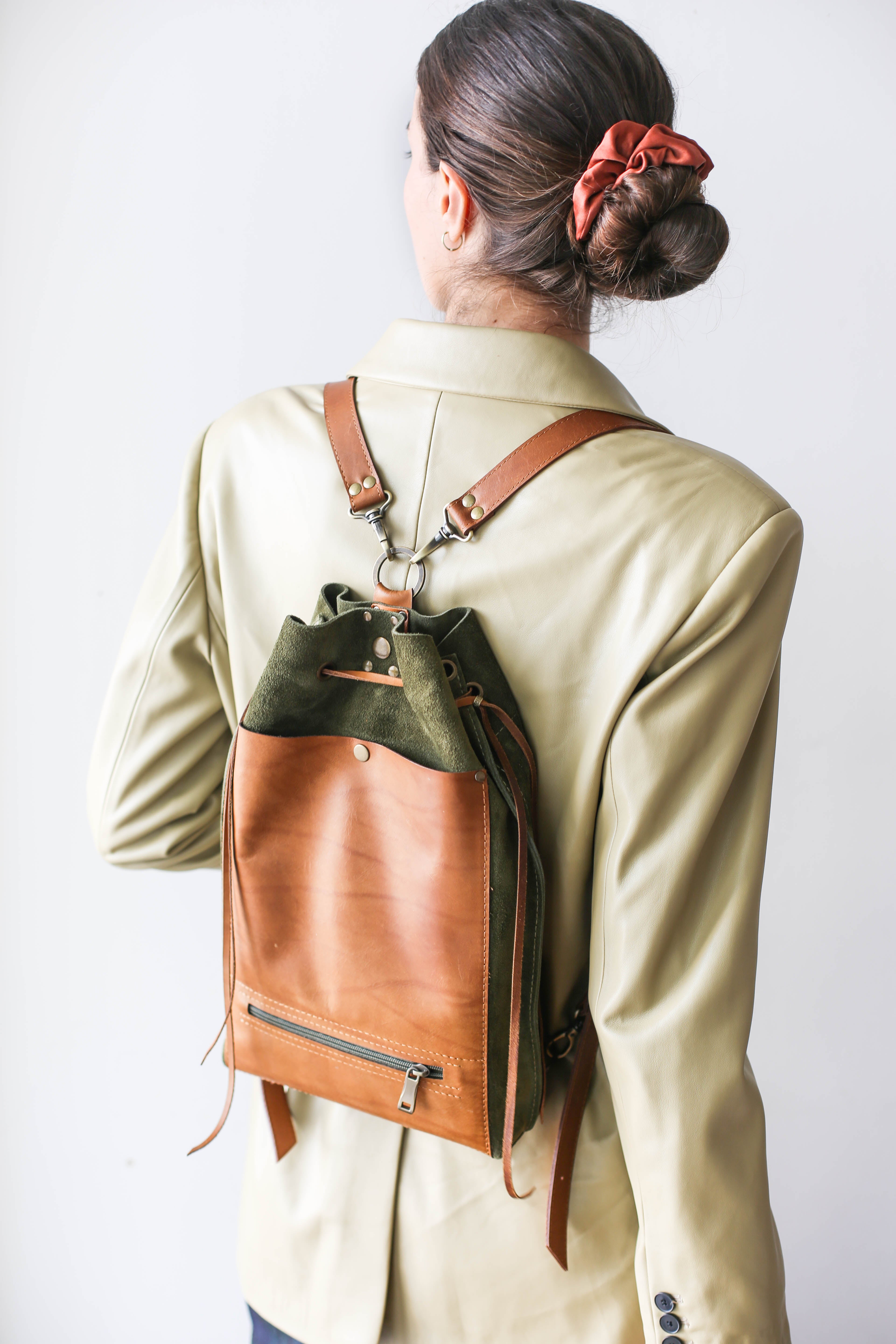 MAKU Backpack (Suede & Leather)
