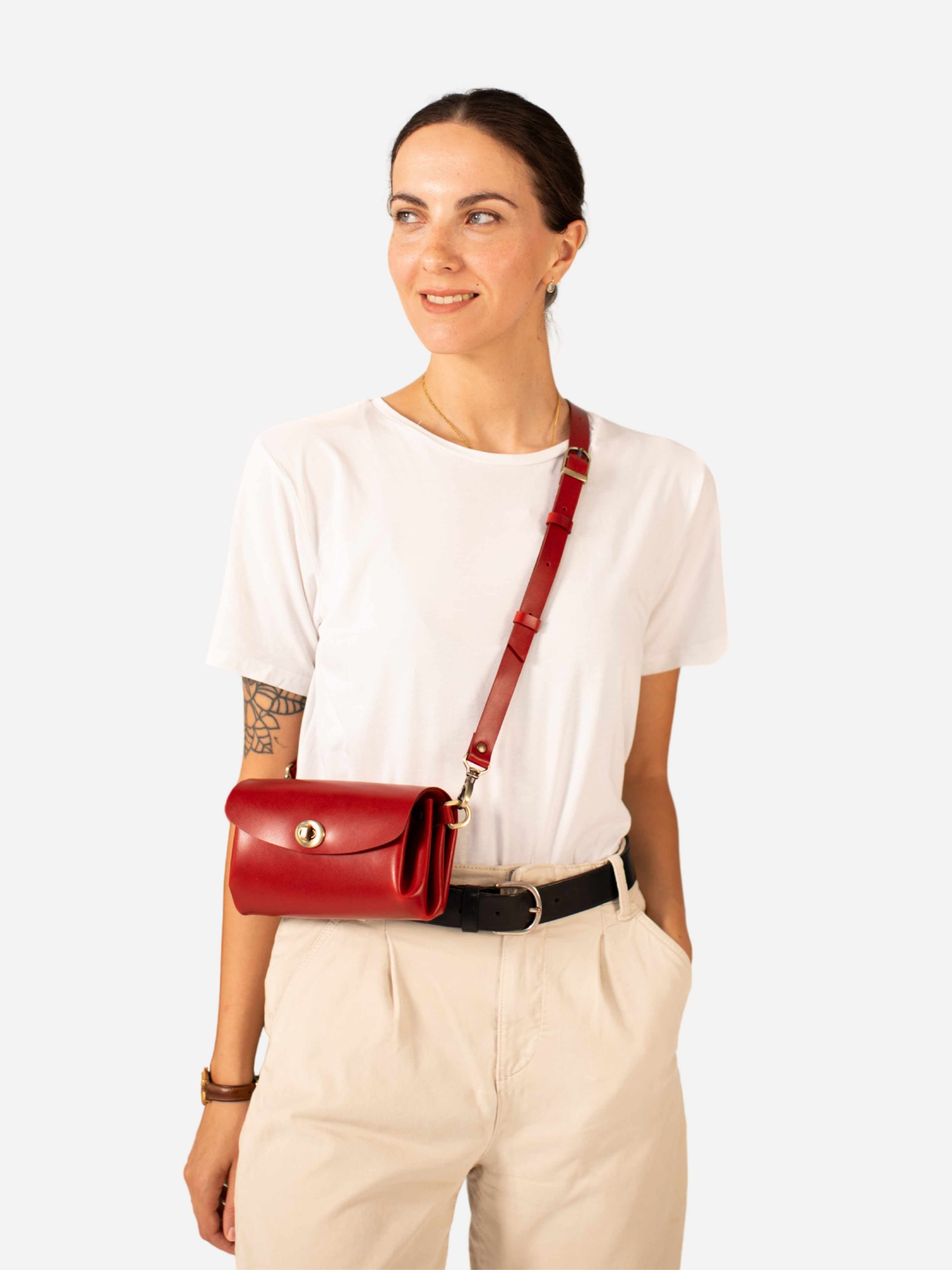 Donatella Mini Leather Purse