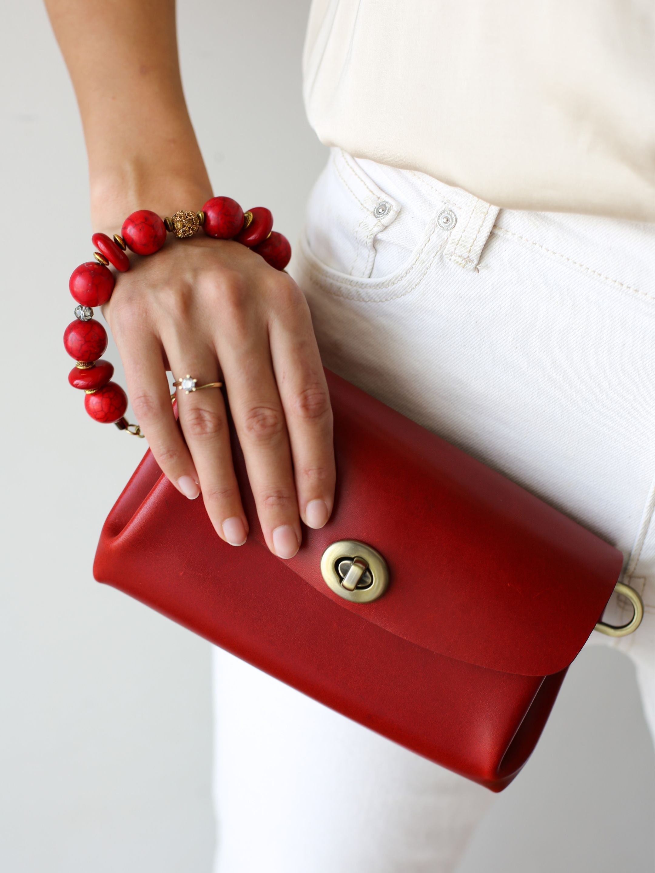 Semi Precious Stone Strap