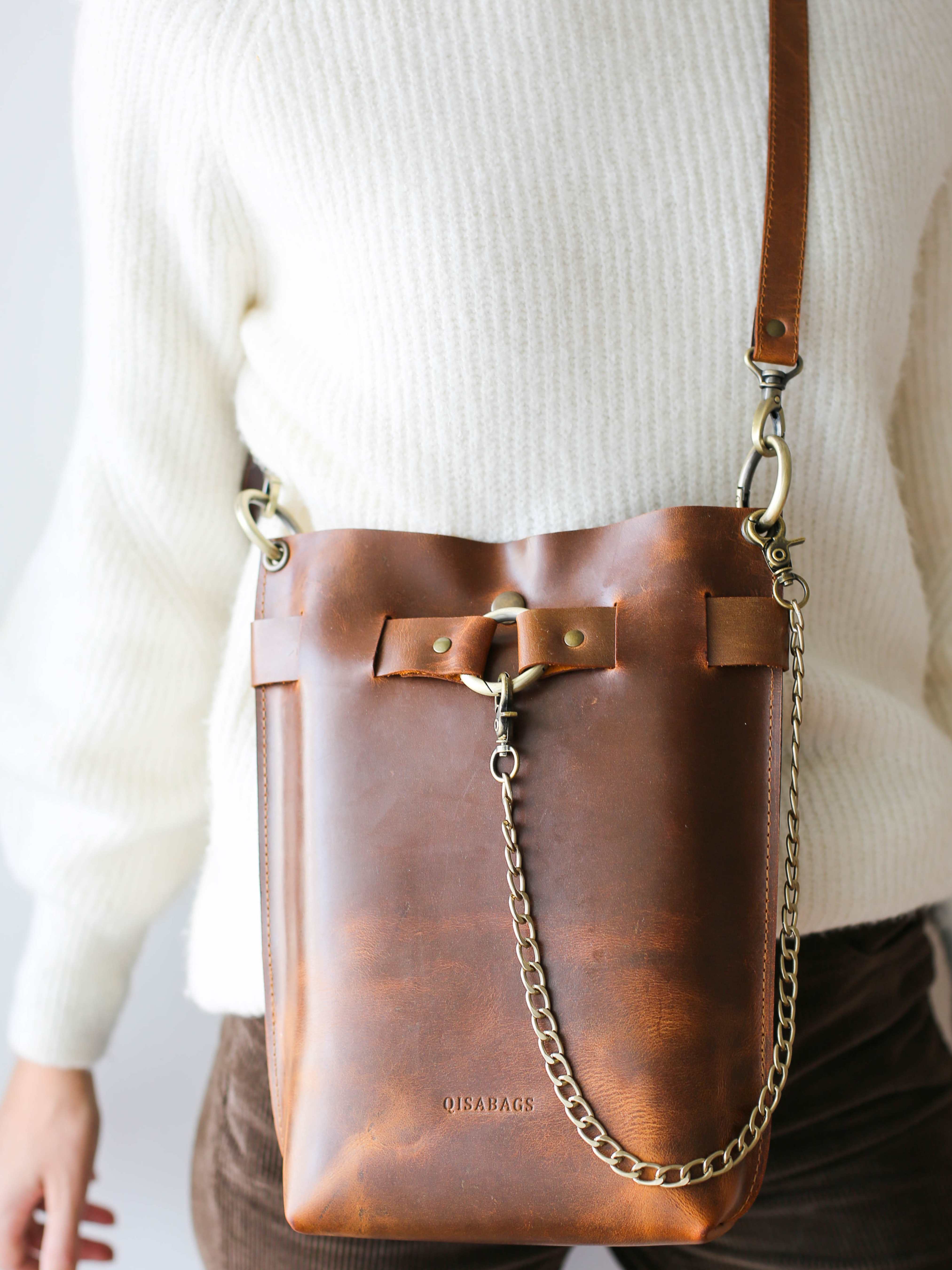 Standard Leather Bag - "Ring Belt Edition"