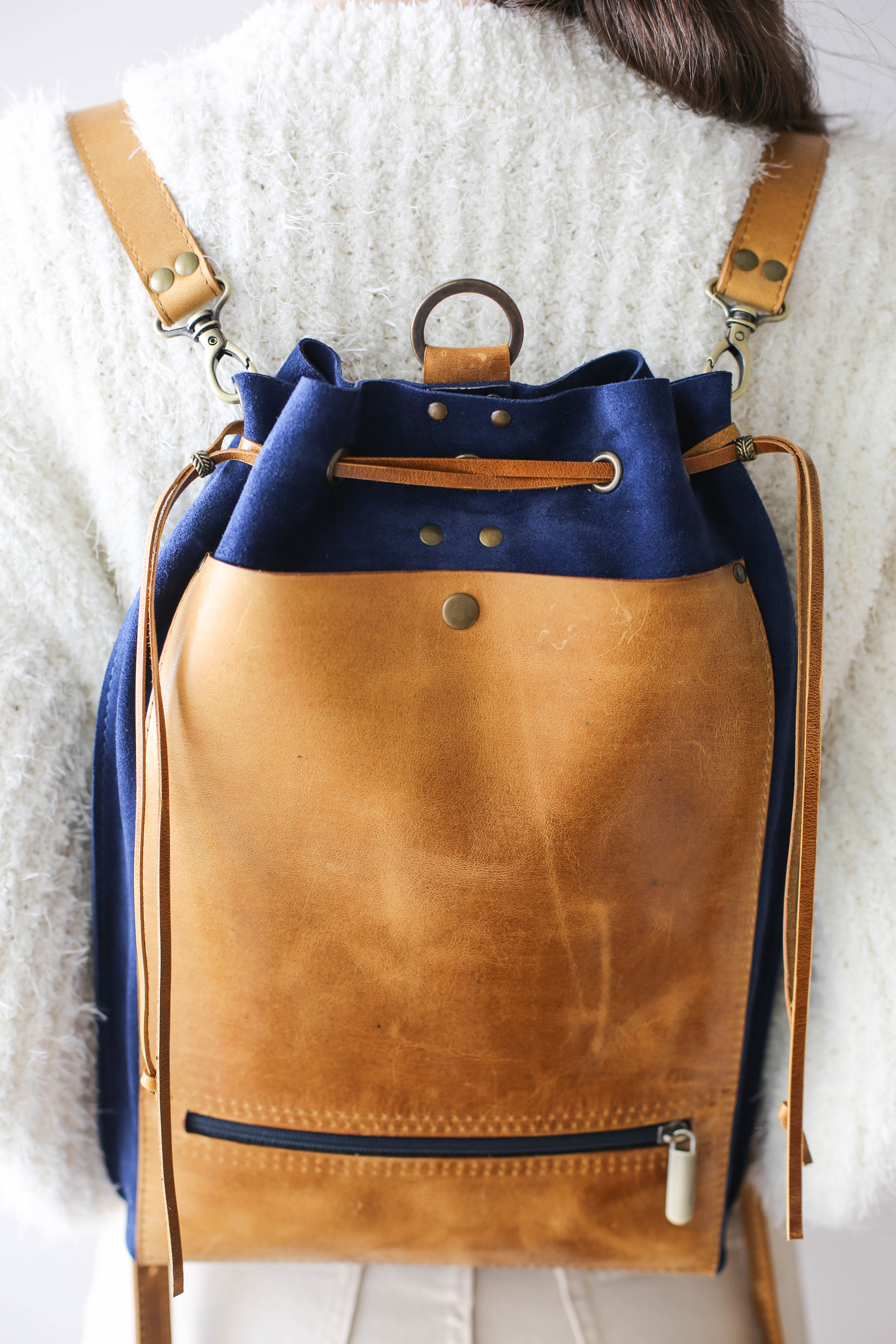 MAKU Backpack (Suede & Leather)