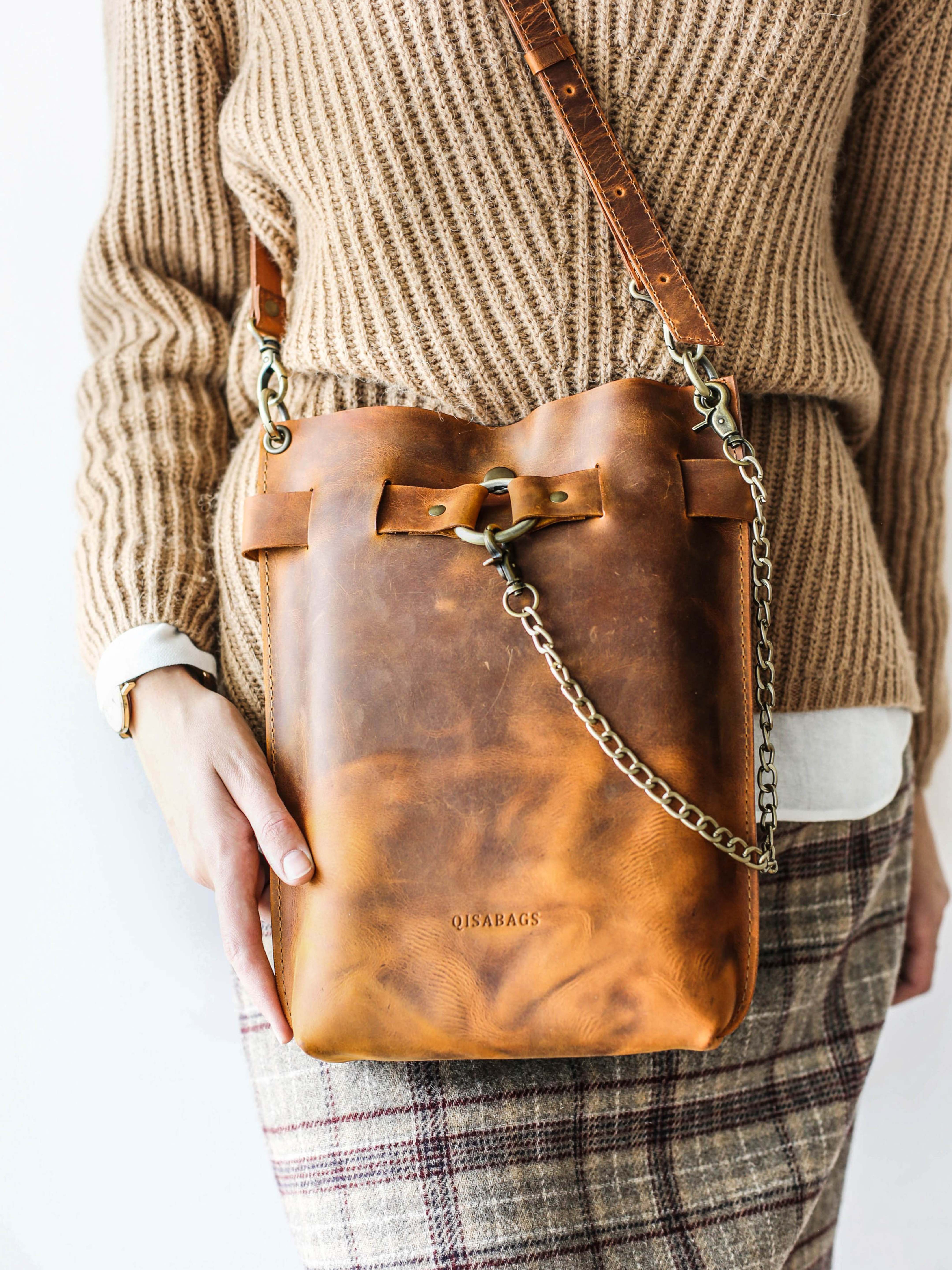 Standard Leather Bag - "Ring Belt Edition"