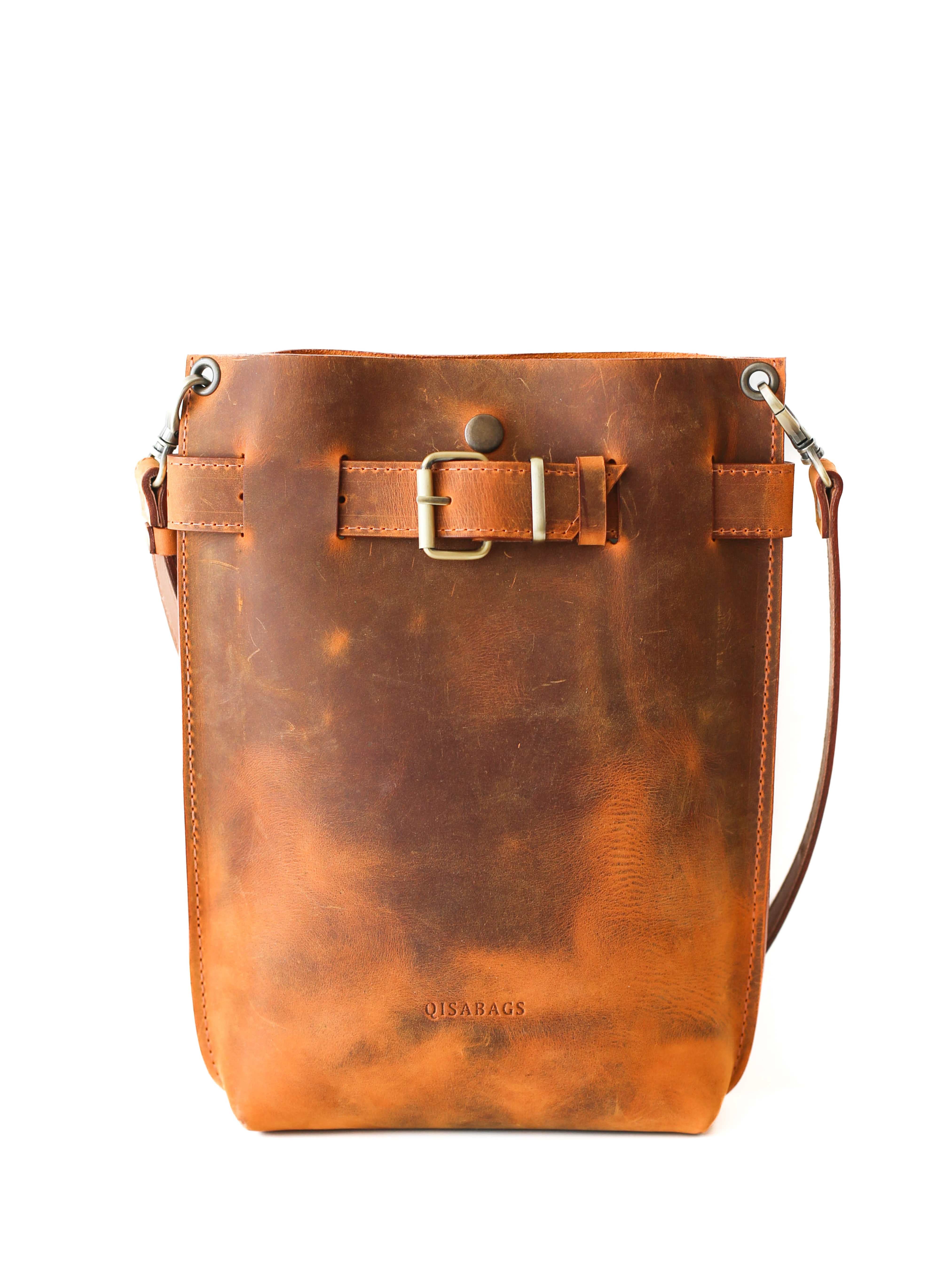 Dark Brown Standard Leather Bag