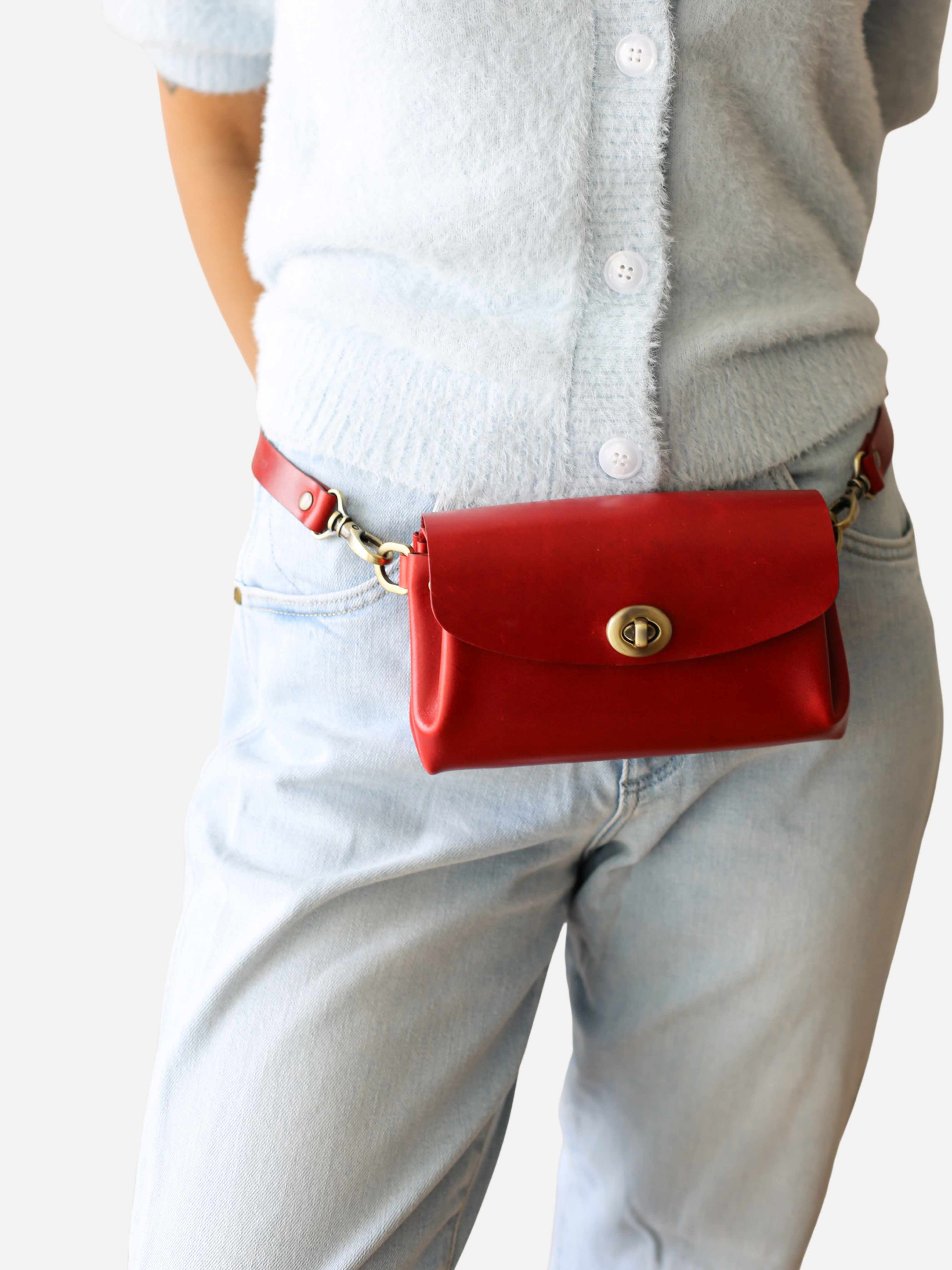 Donatella Mini Leather Purse