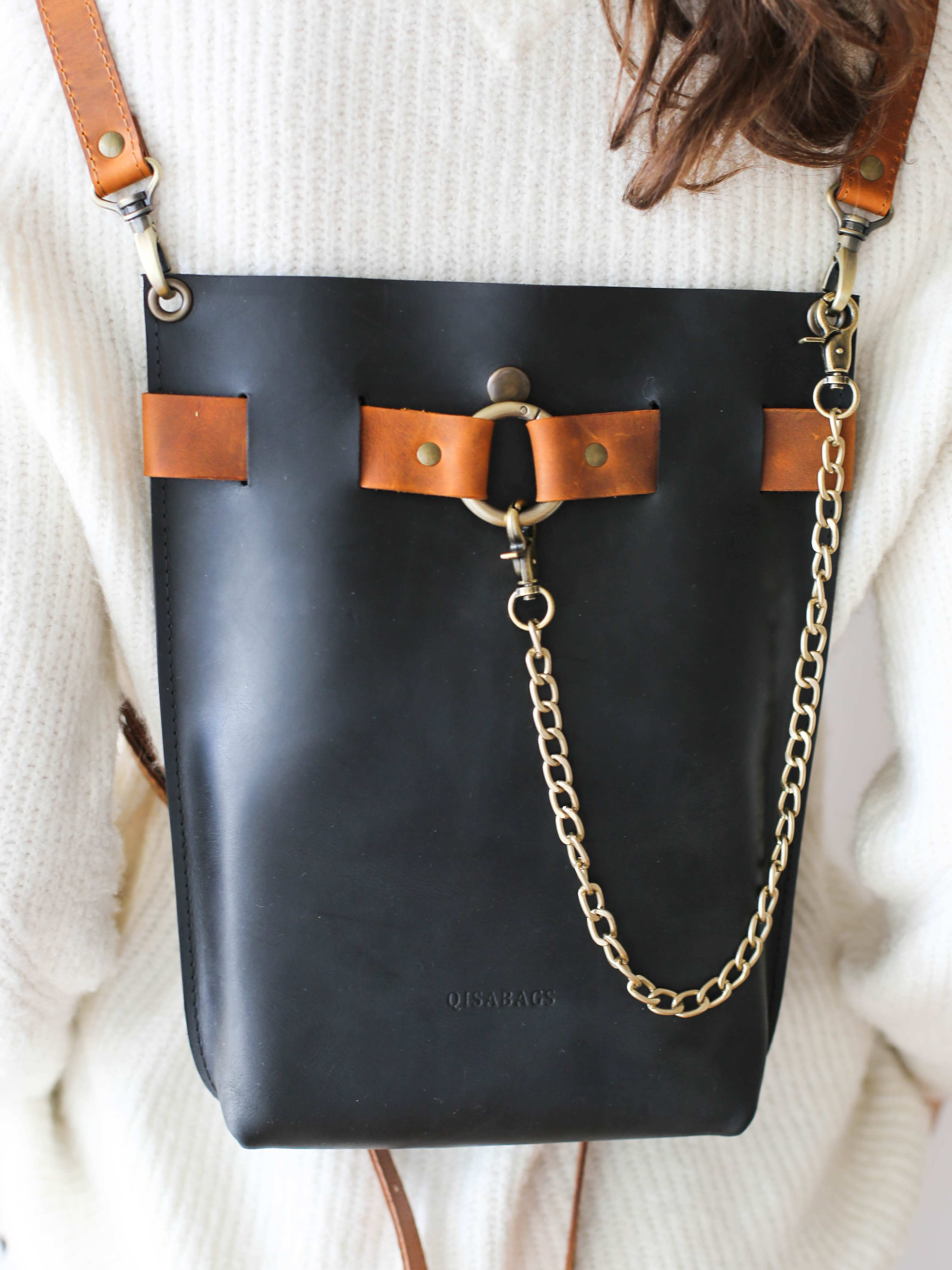Standard Leather Bag - "Ring Belt Edition"