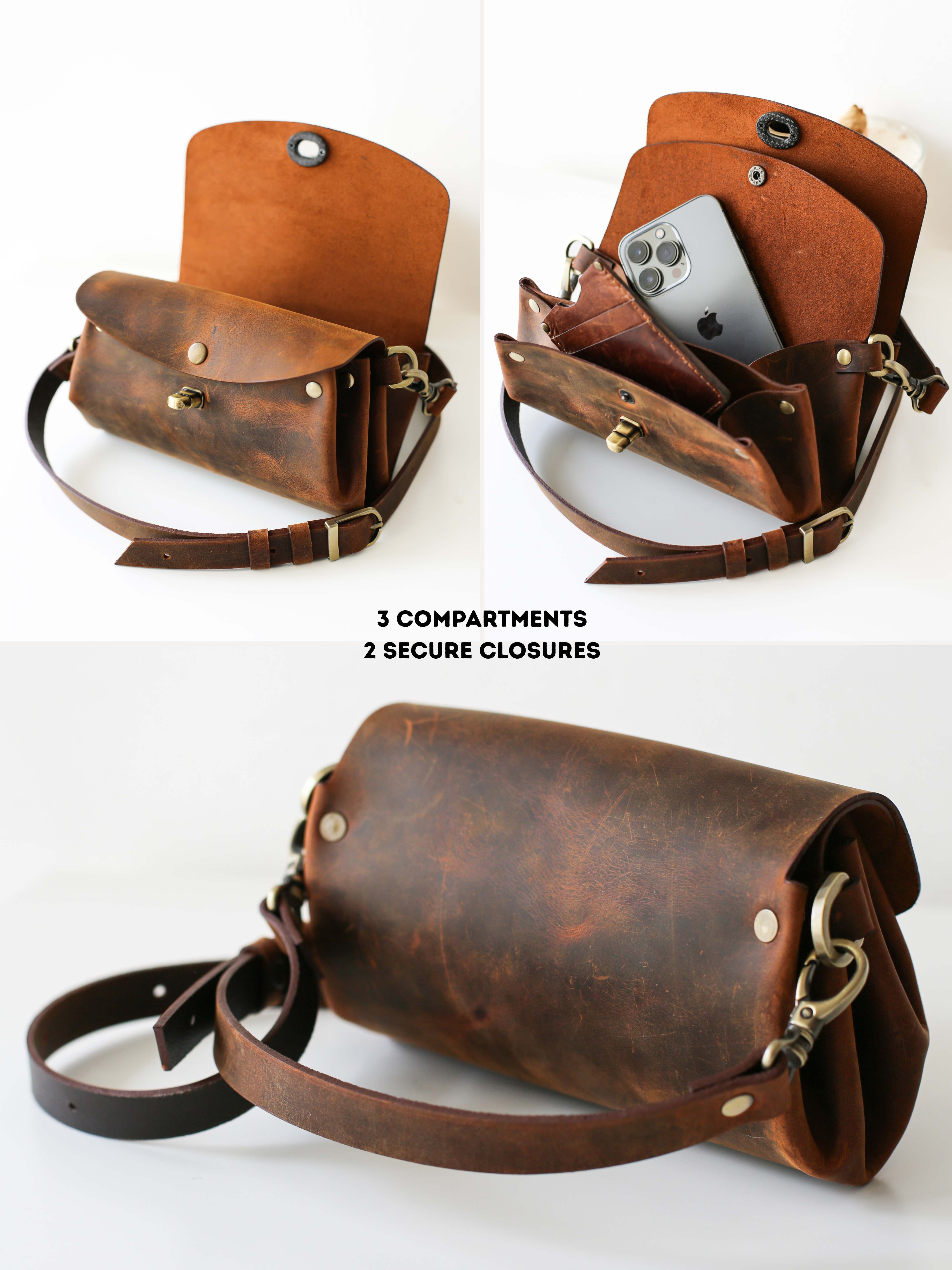 Donatella Mini Leather Purse