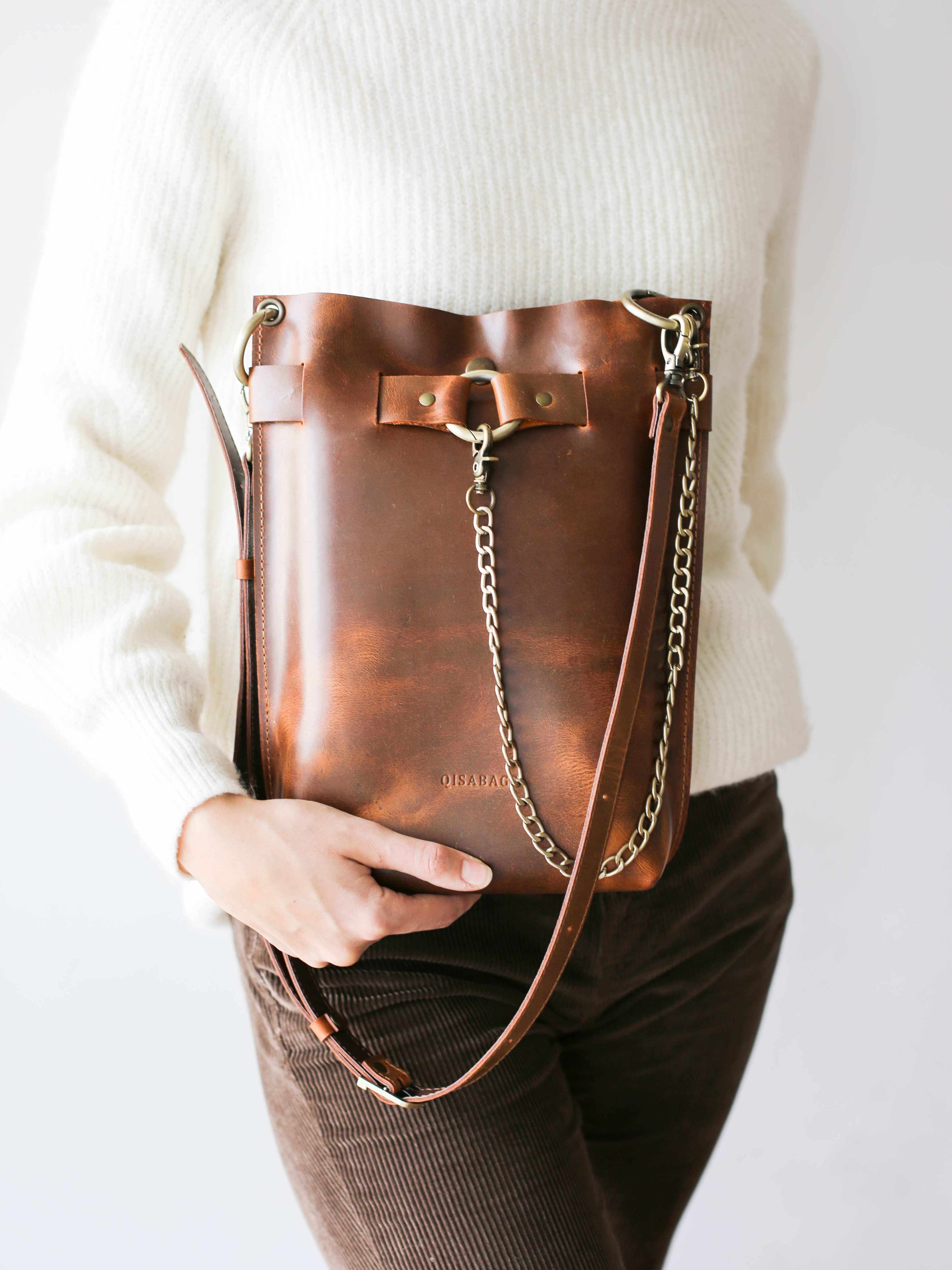 Standard Leather Bag - "Ring Belt Edition"