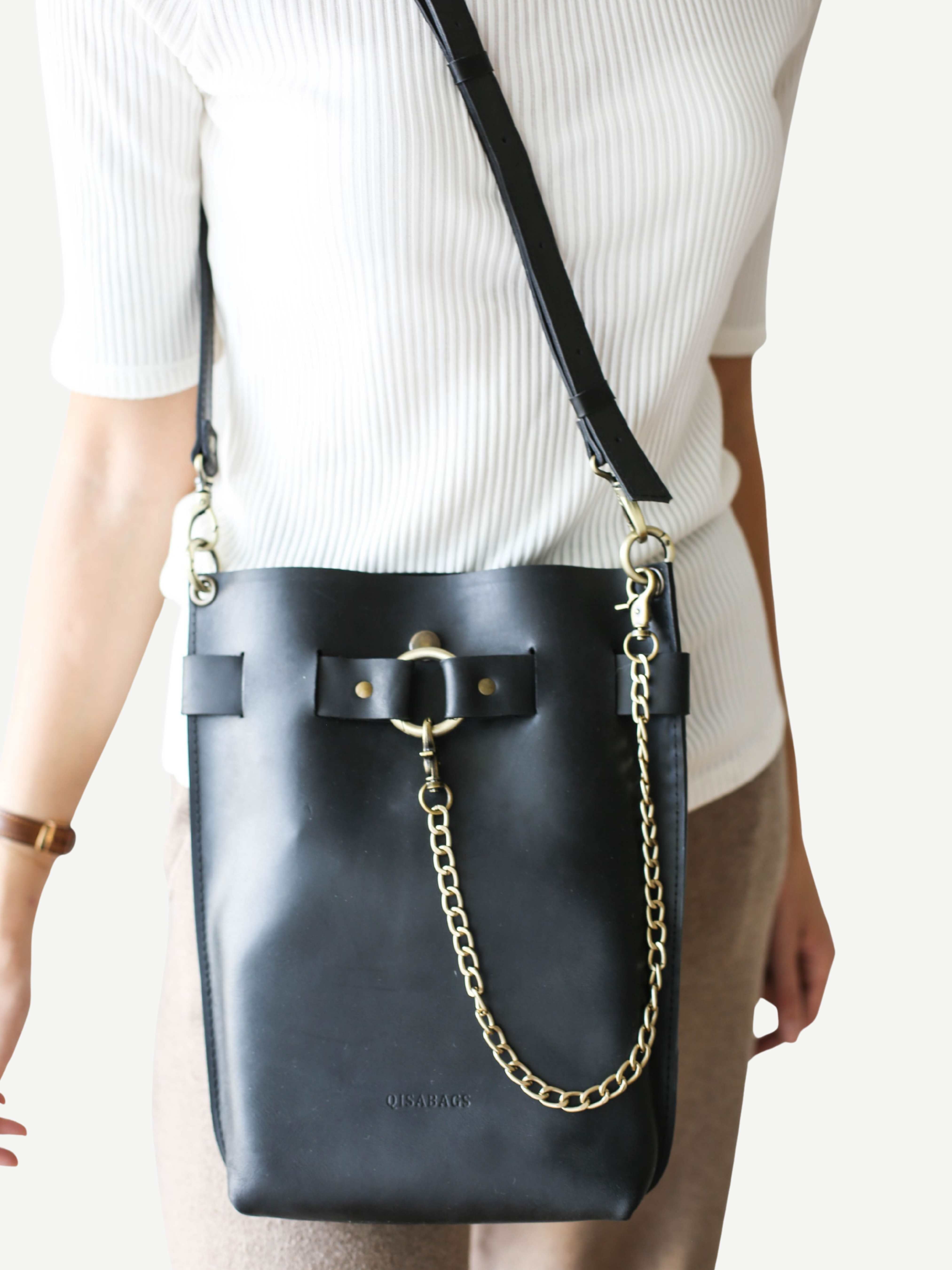 Standard Leather Bag - "Ring Belt Edition"