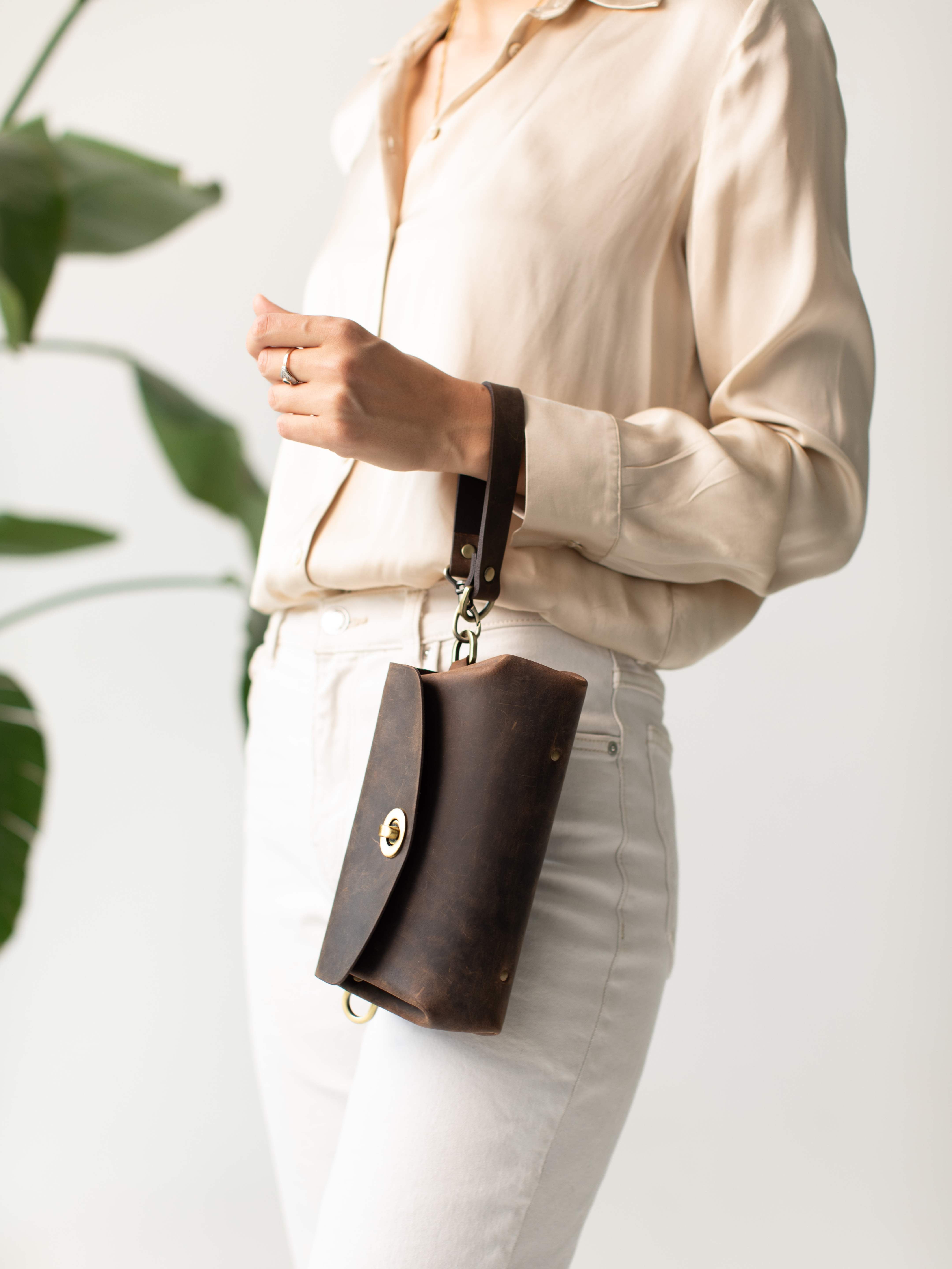 Donatella Mini Leather Purse