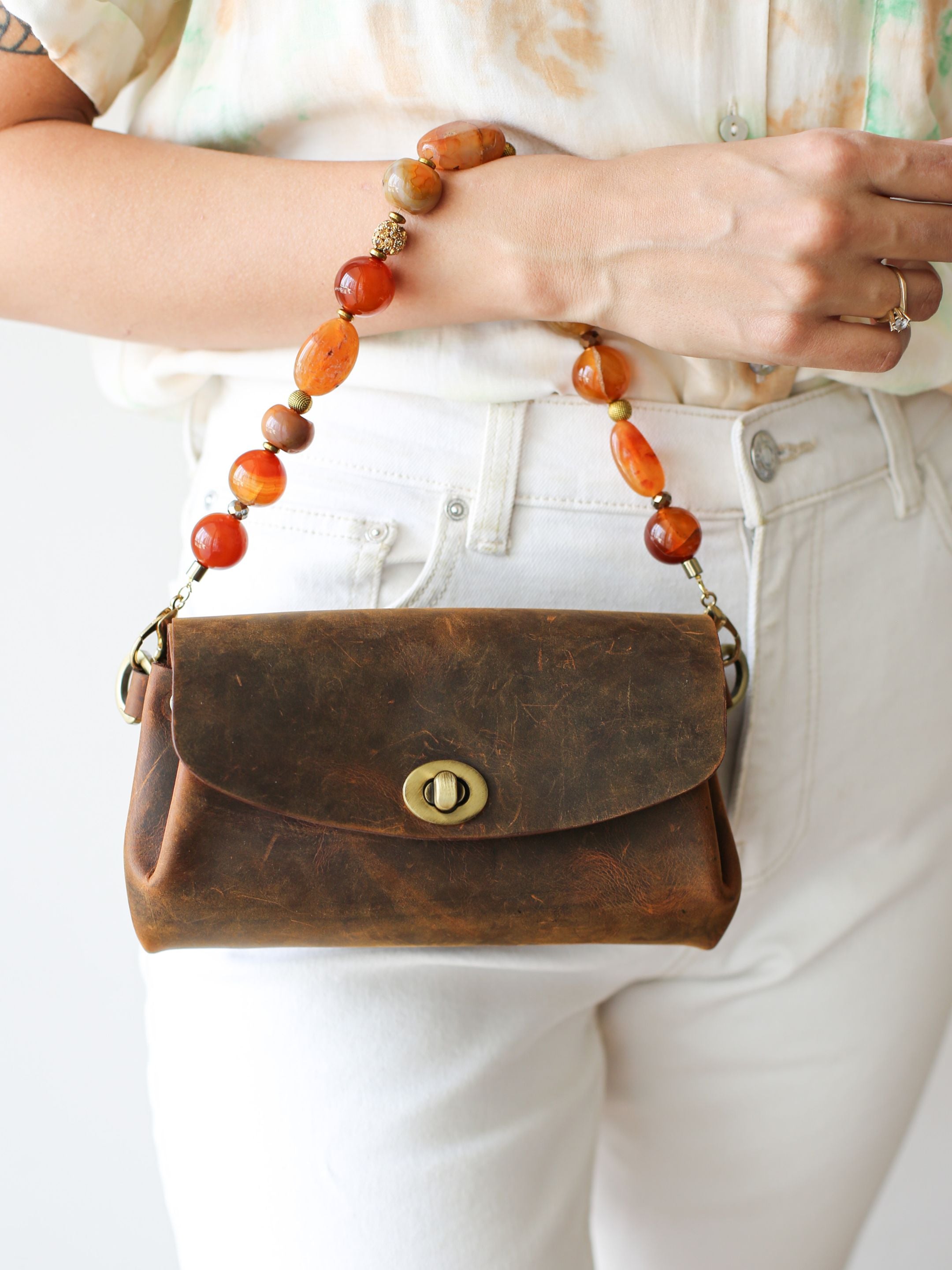 Semi Precious Stone Strap
