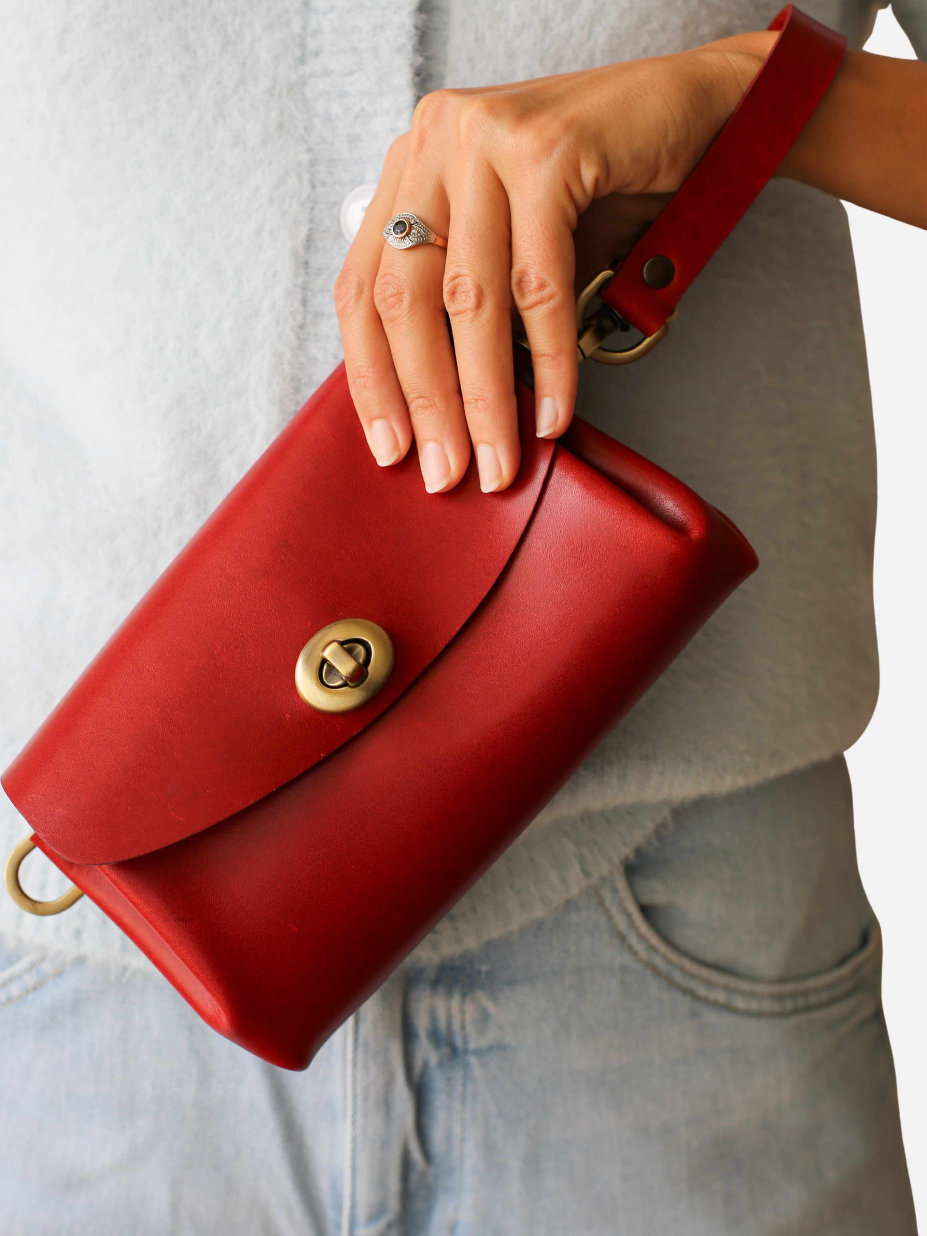 Donatella Mini Leather Purse