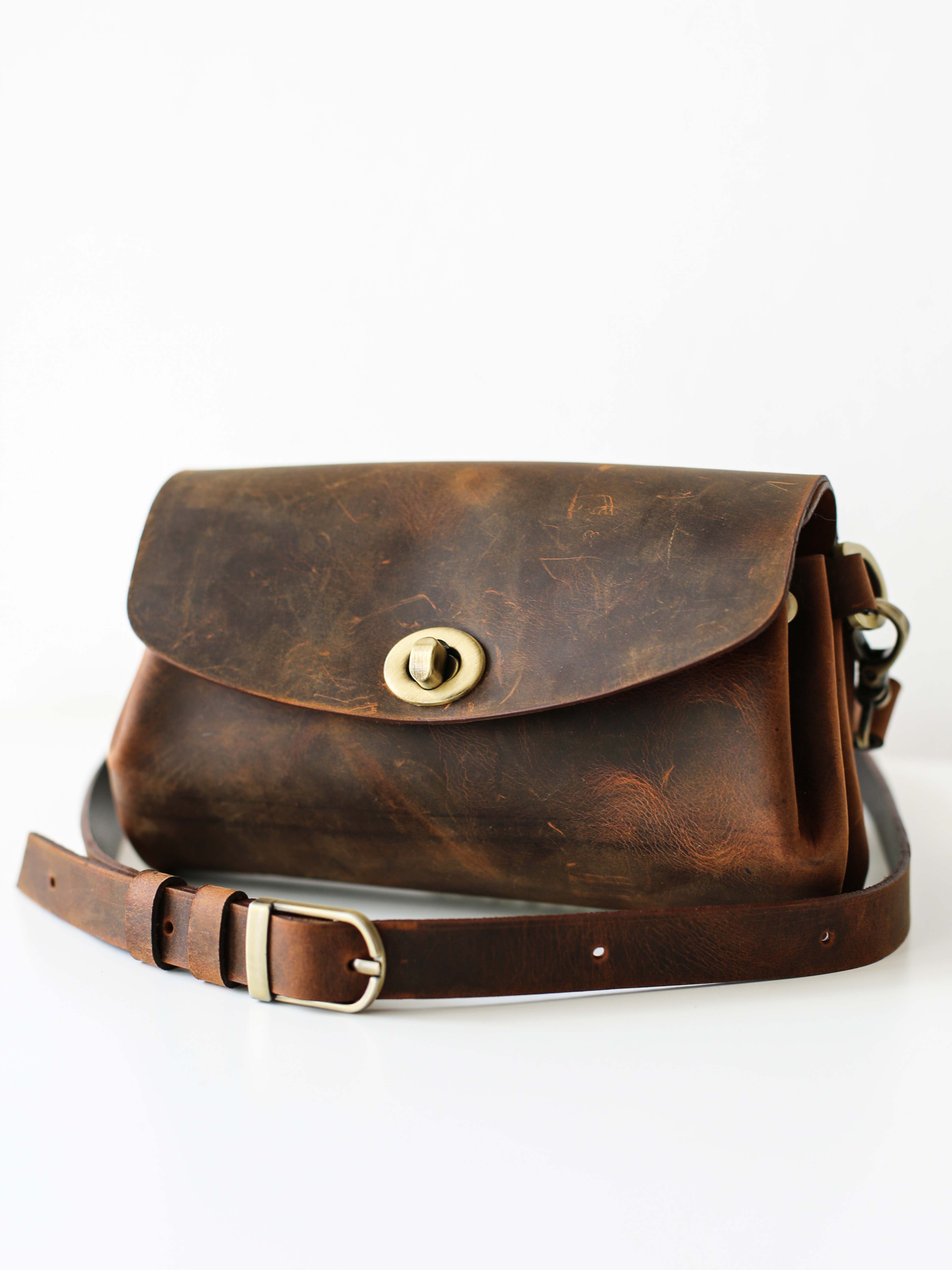 Donatella Mini Leather Purse