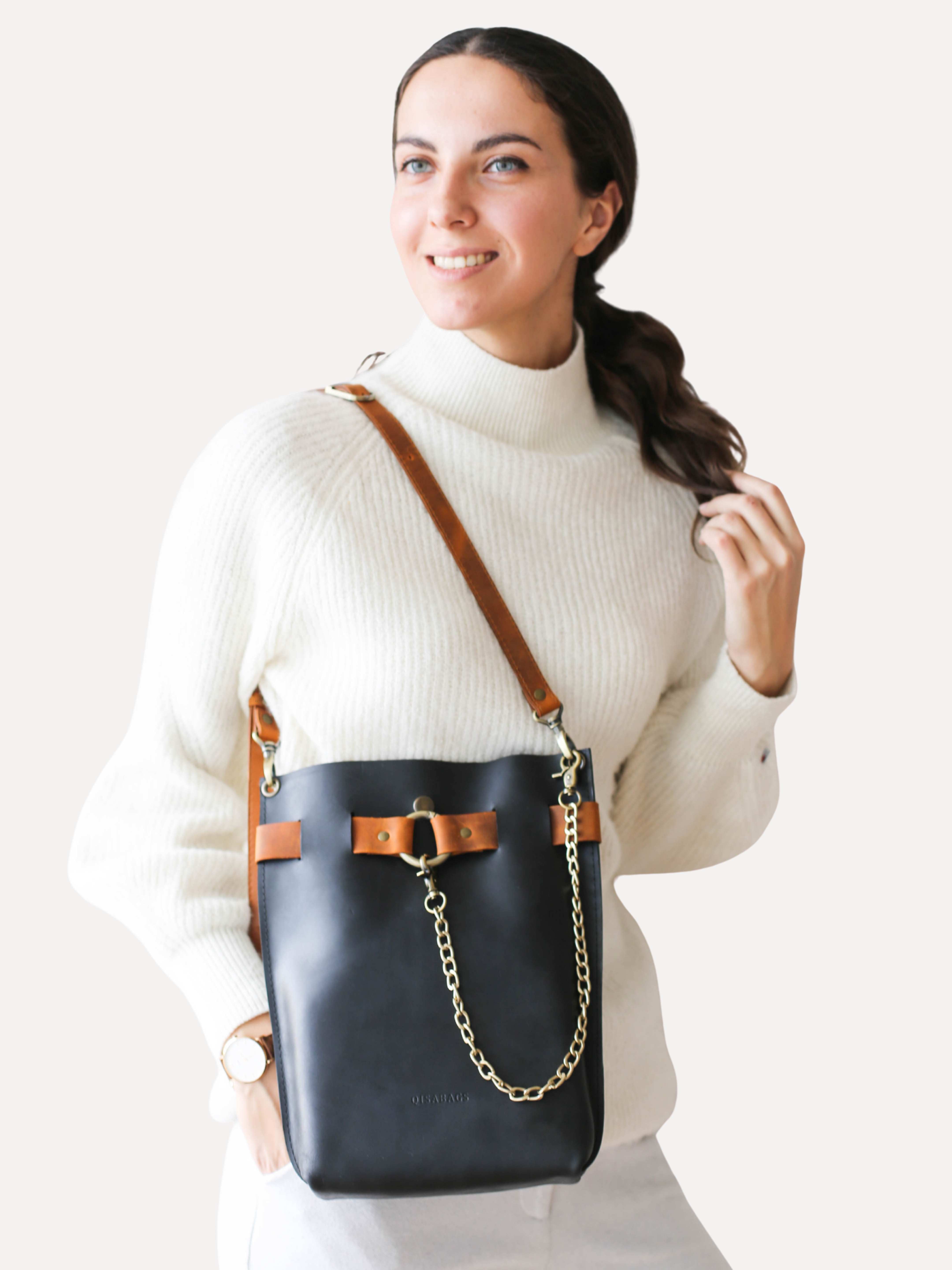 Standard Leather Bag - "Ring Belt Edition"