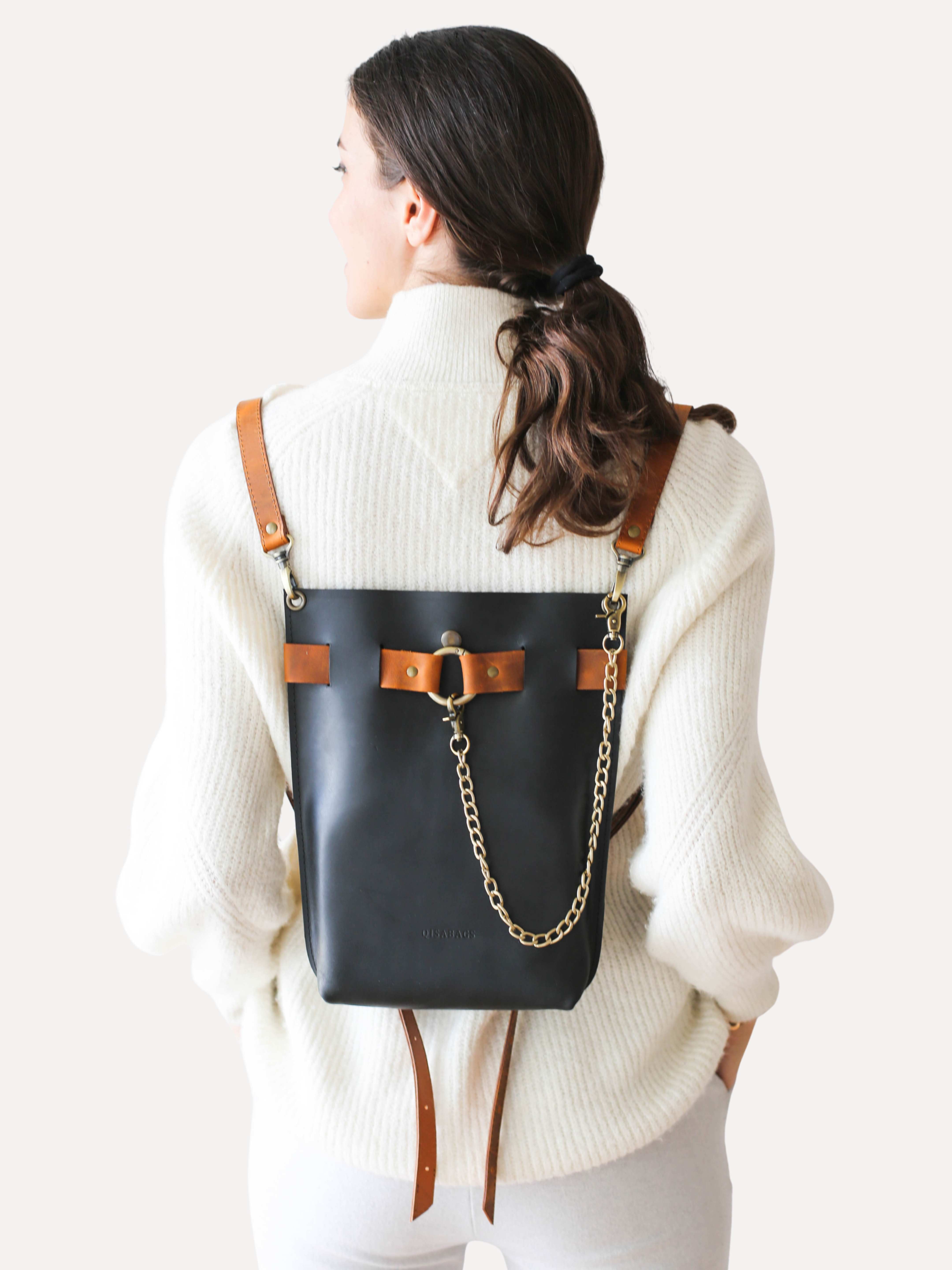 Standard Leather Bag - "Ring Belt Edition"