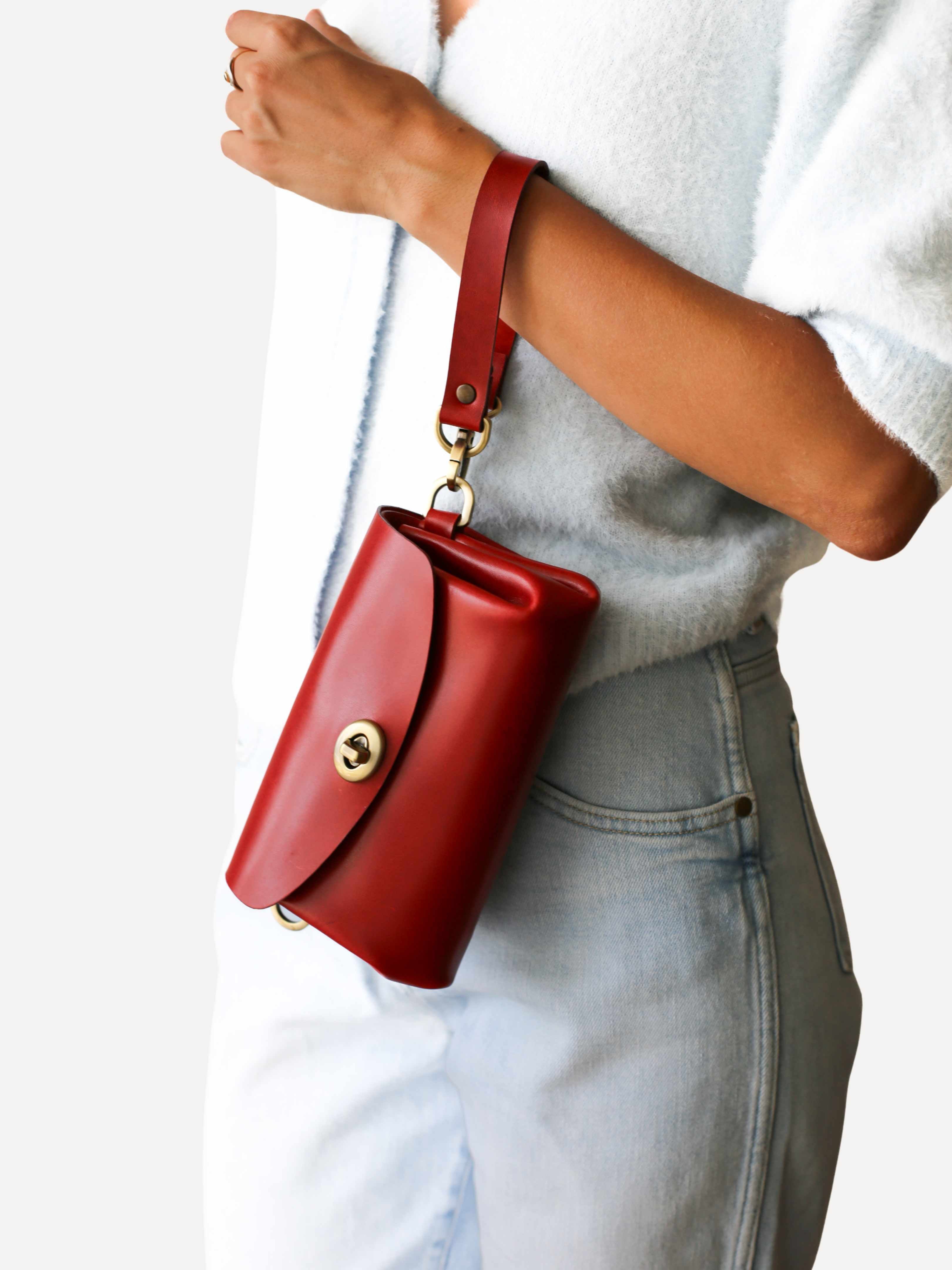 Donatella Mini Leather Purse