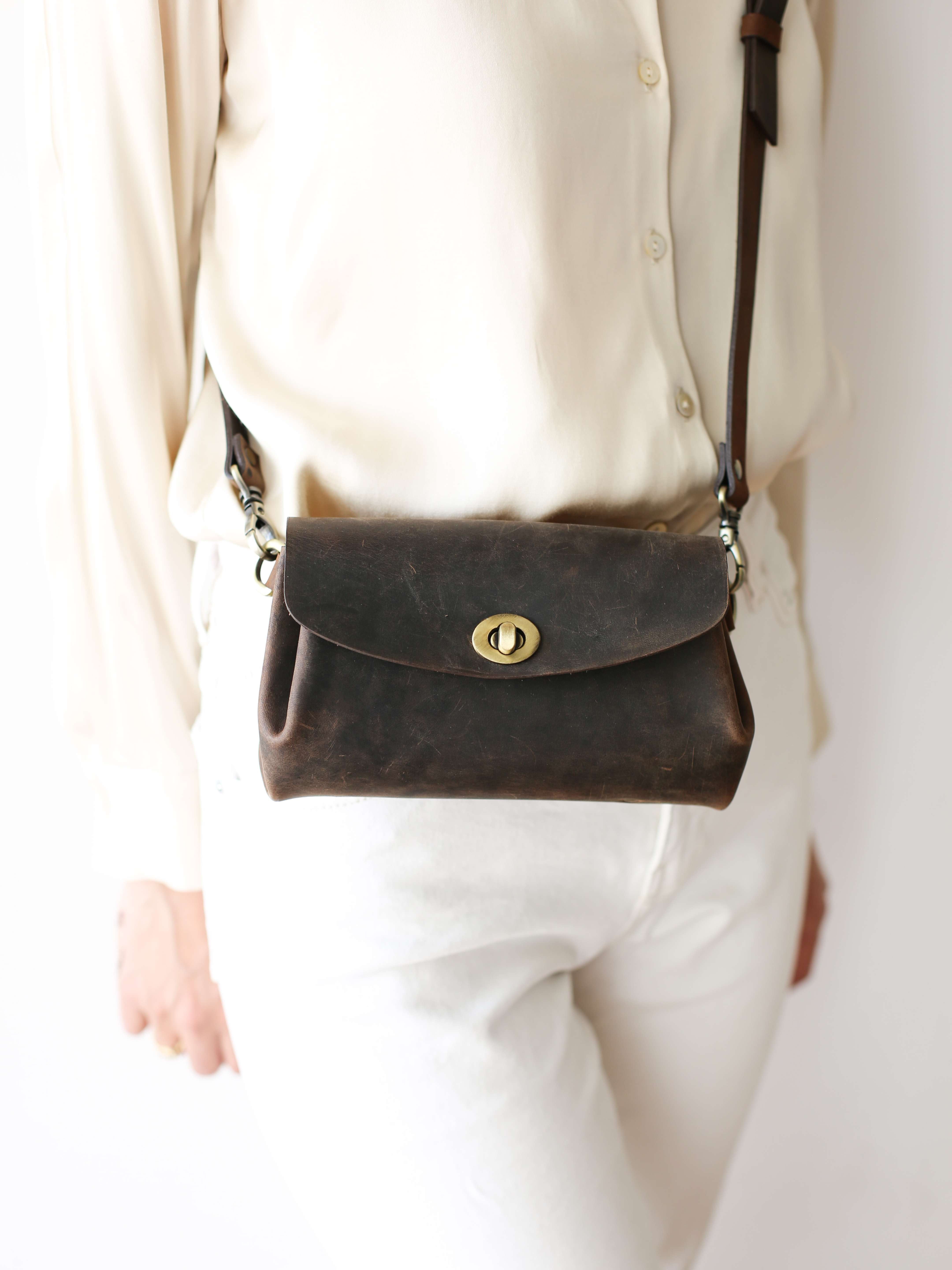 Donatella Mini Leather Purse