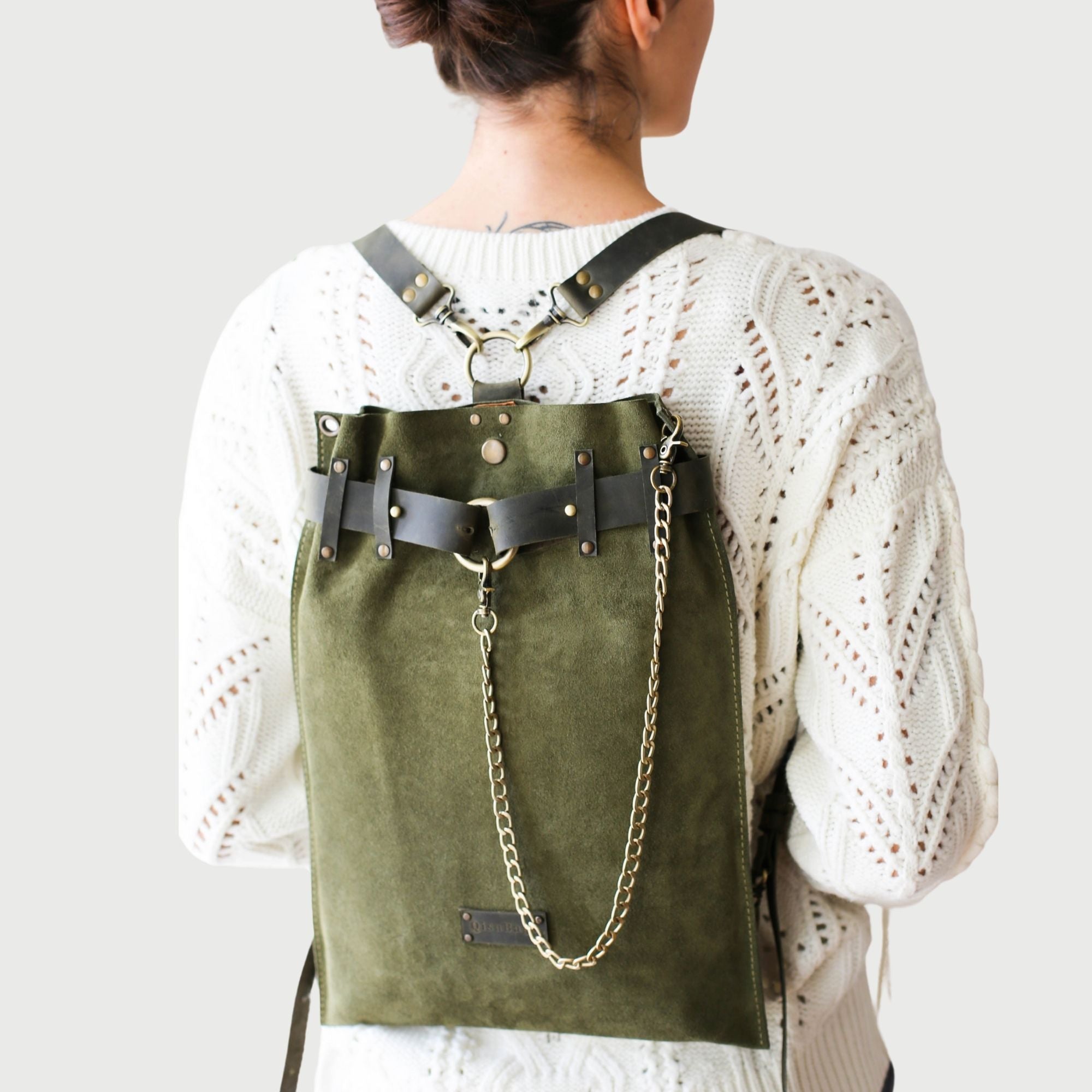 Green Leather Bag