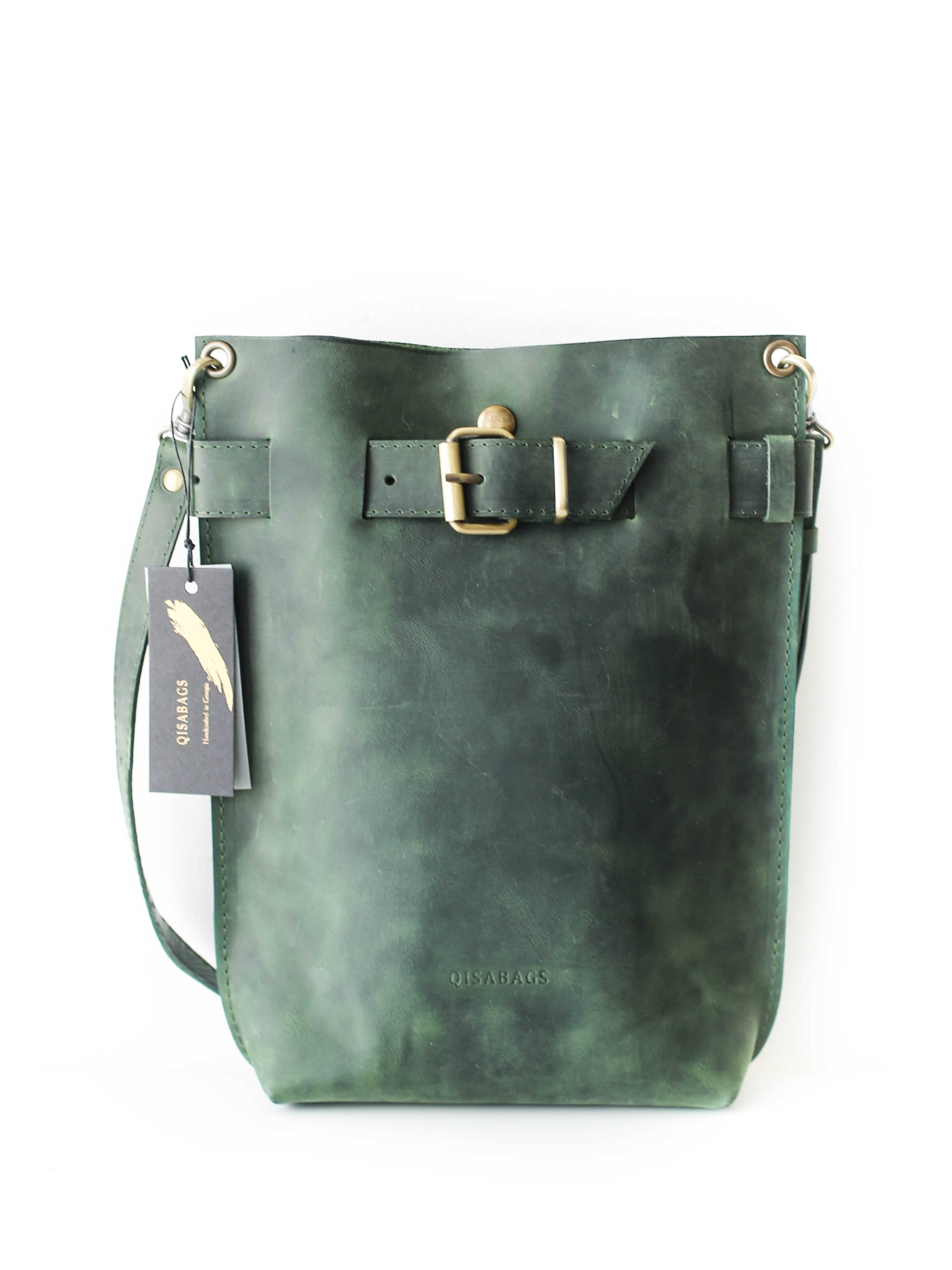 Dark Brown Standard Leather Bag