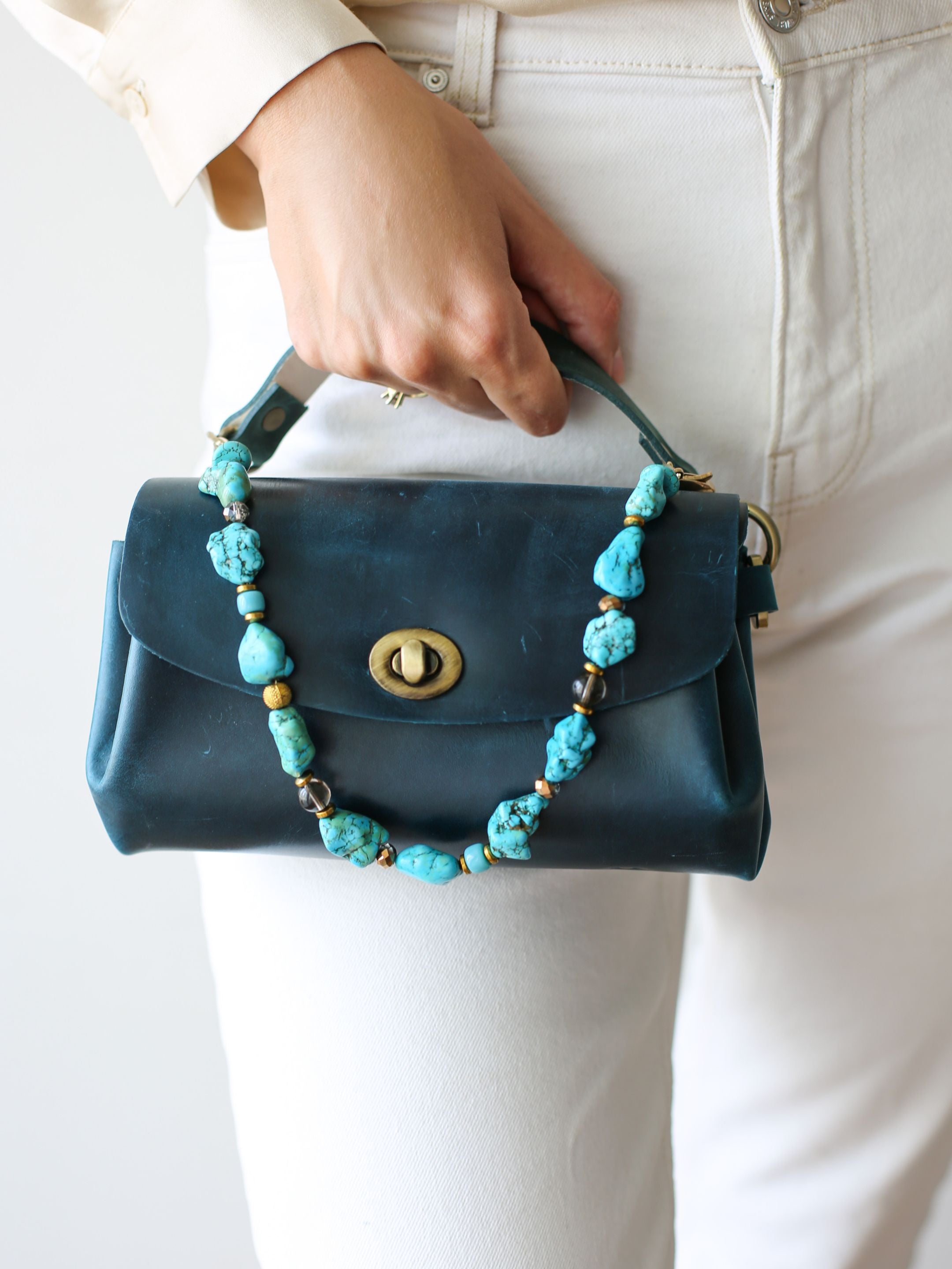 Semi Precious Stone Strap