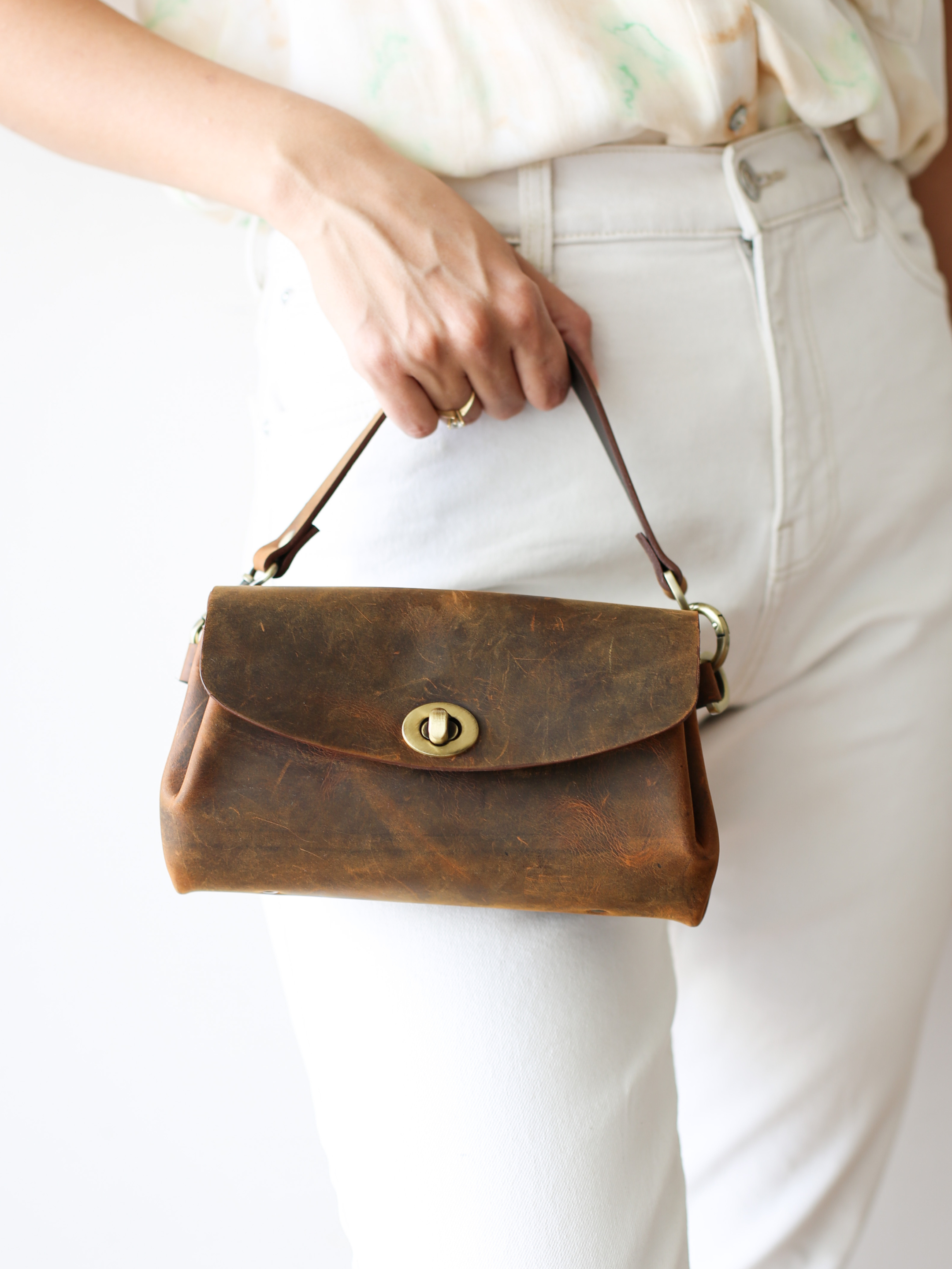 Donatella Mini Leather Purse