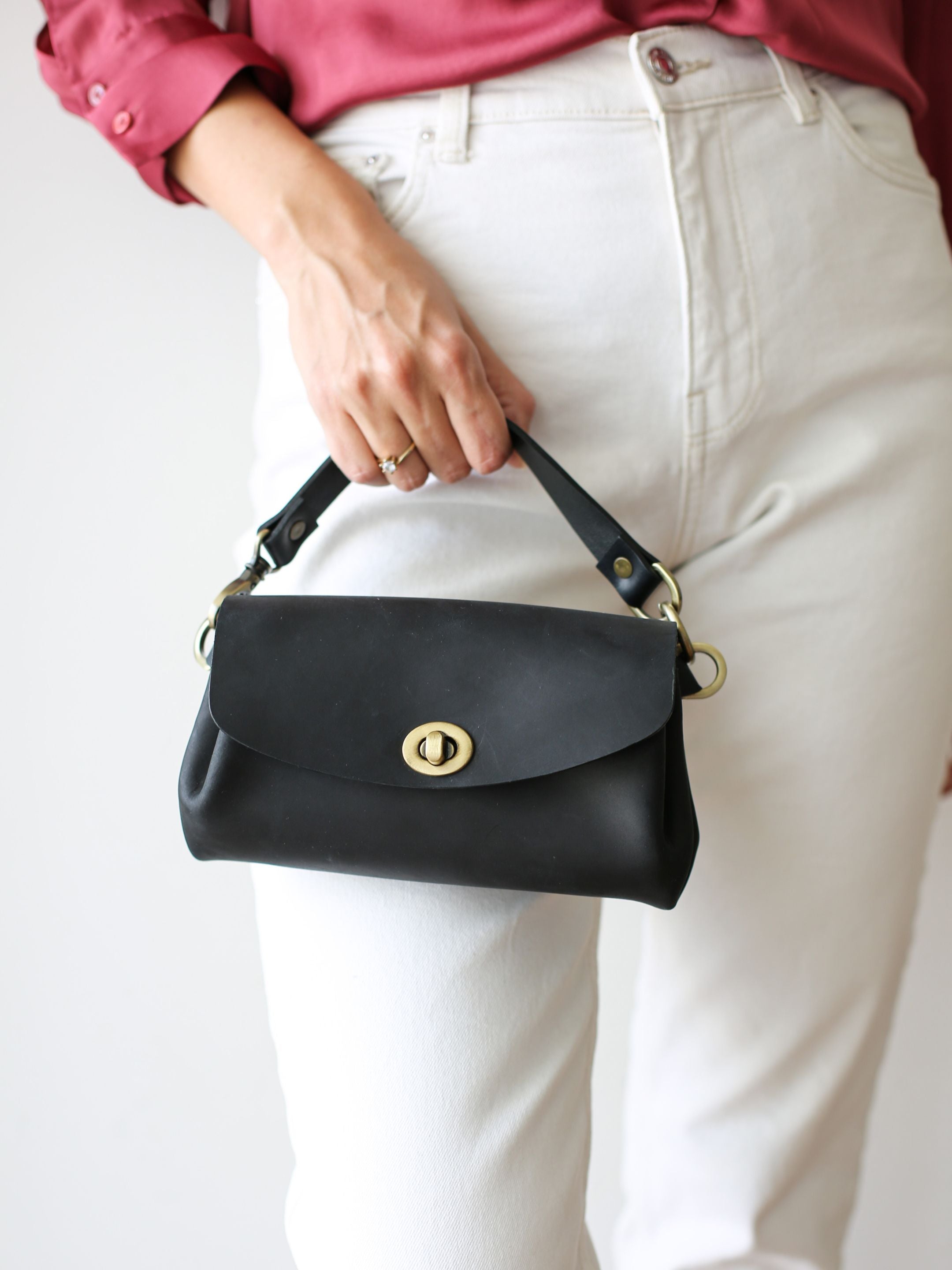 Donatella Mini Leather Purse