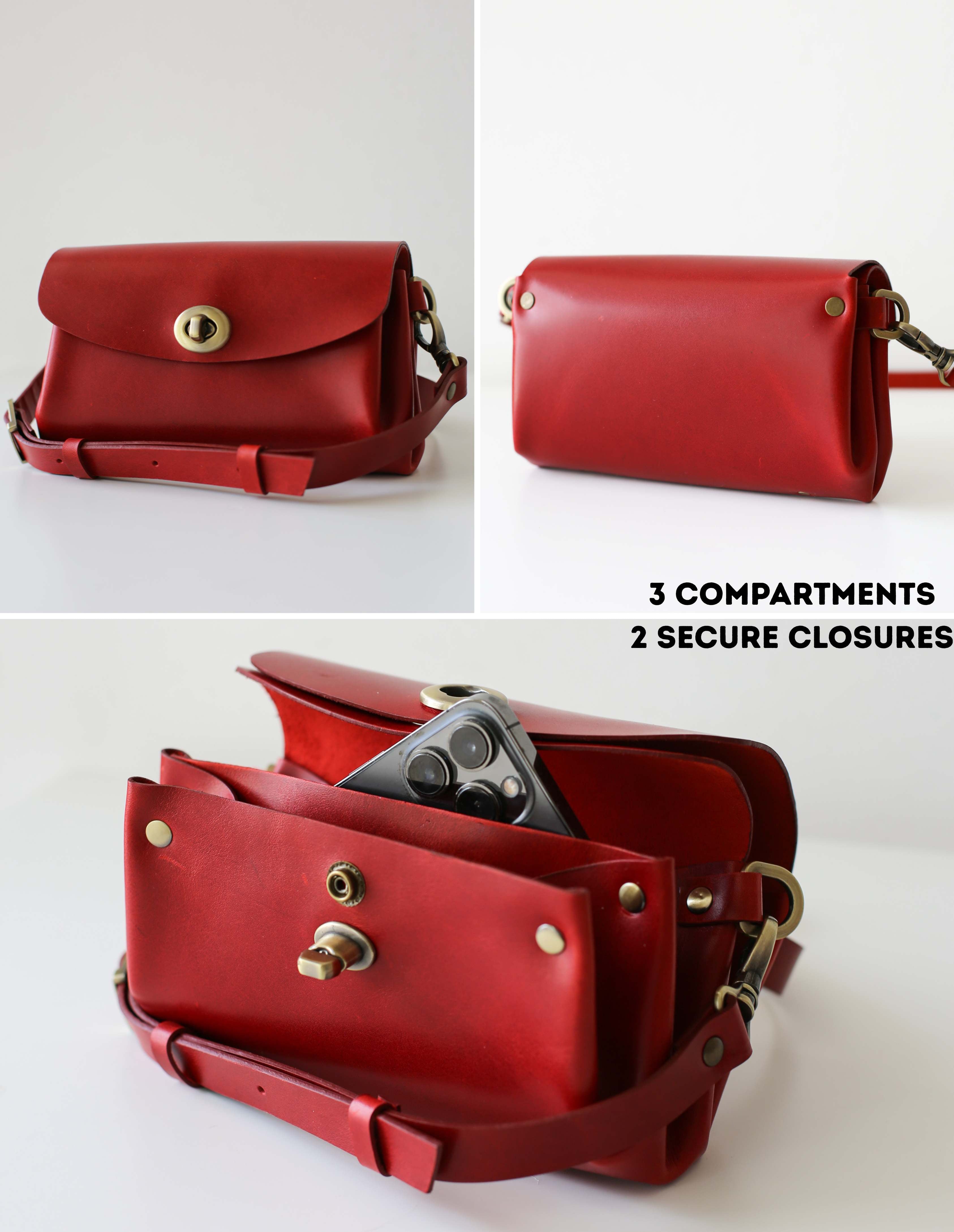 Donatella Mini Leather Purse