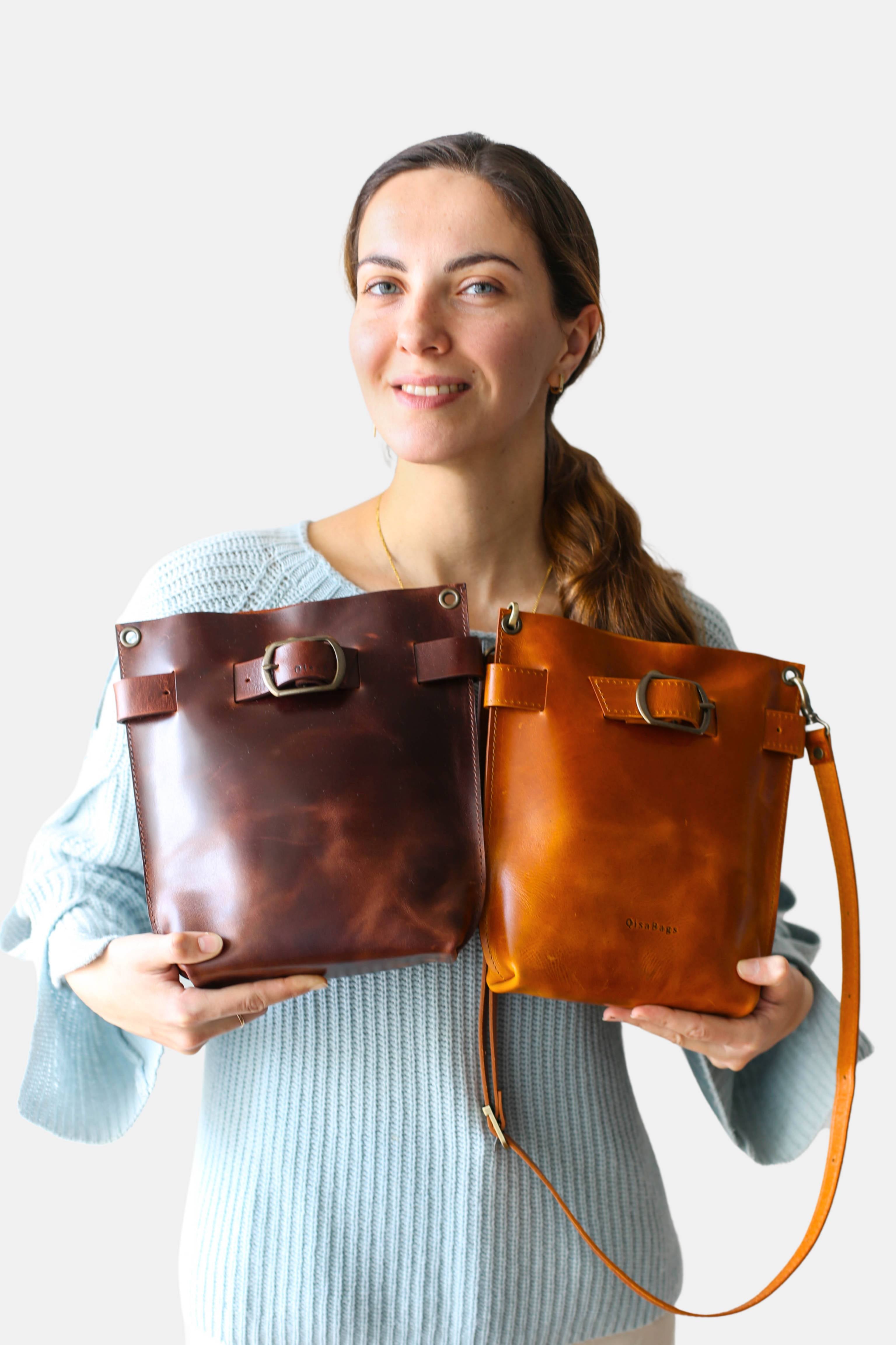 Valentina Small Leather Bag