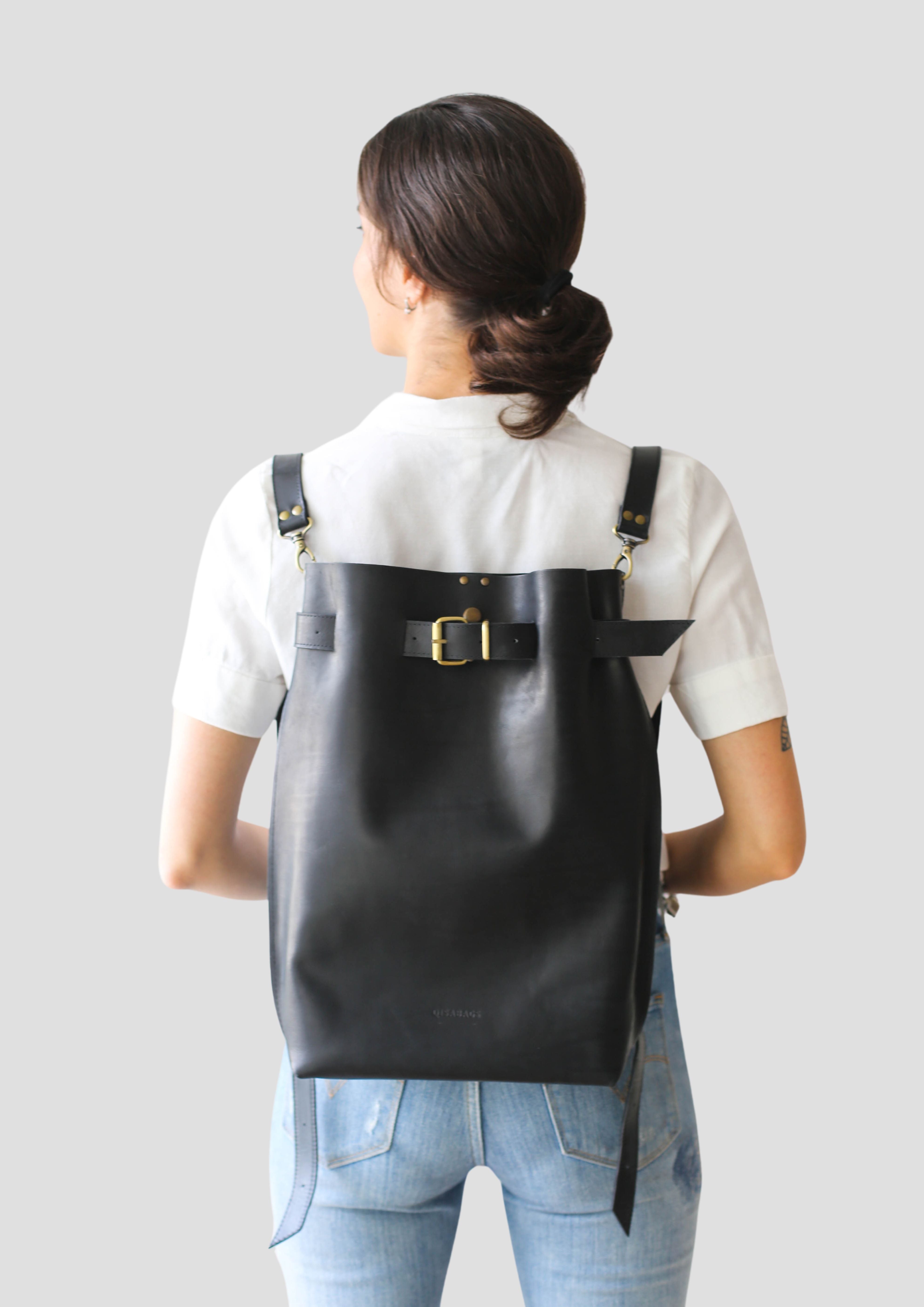 Black Leather backpack