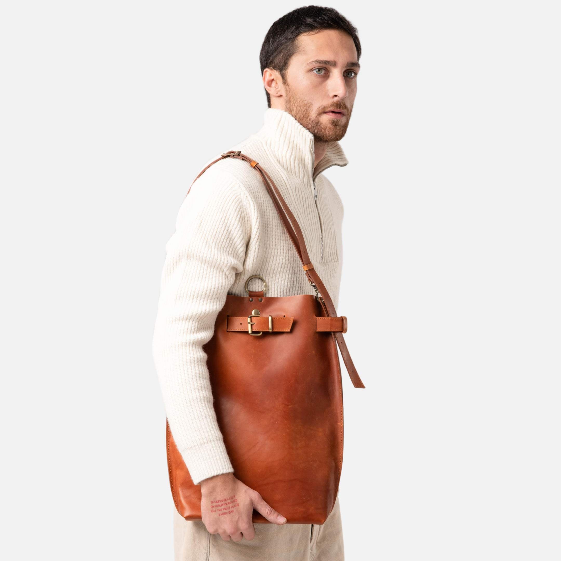 Men's leather bags