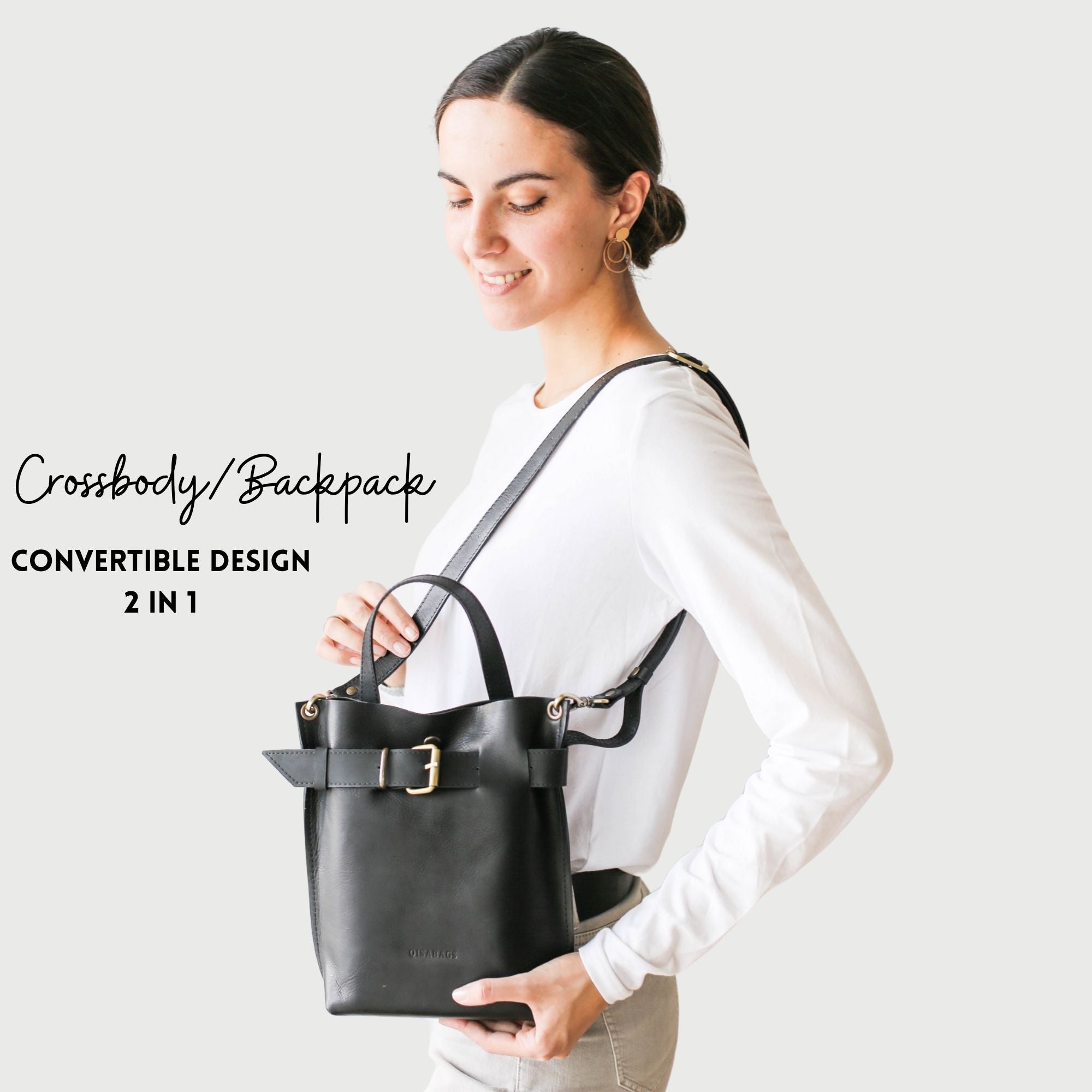 Mini Leather Backpack