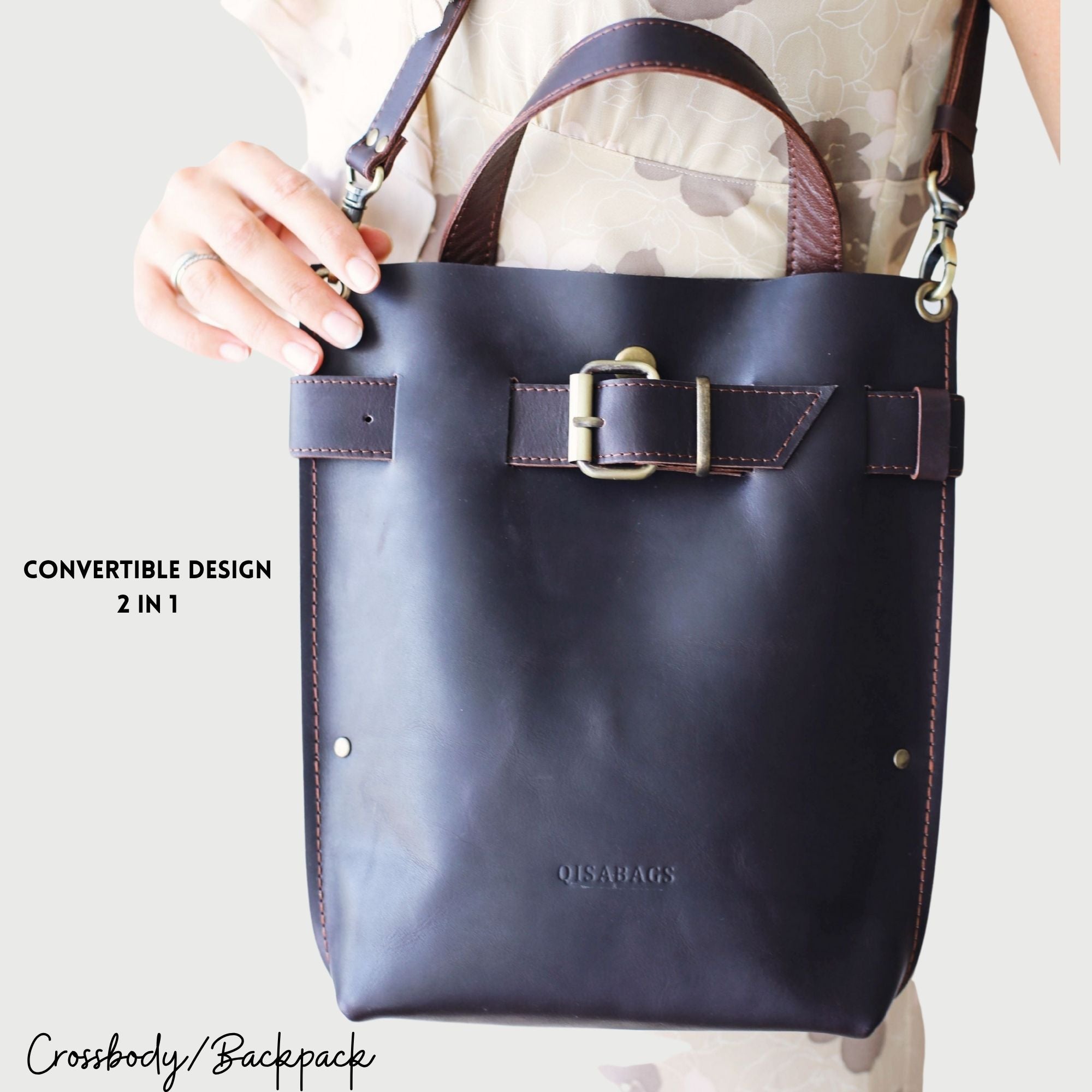 Mini Leather Backpack