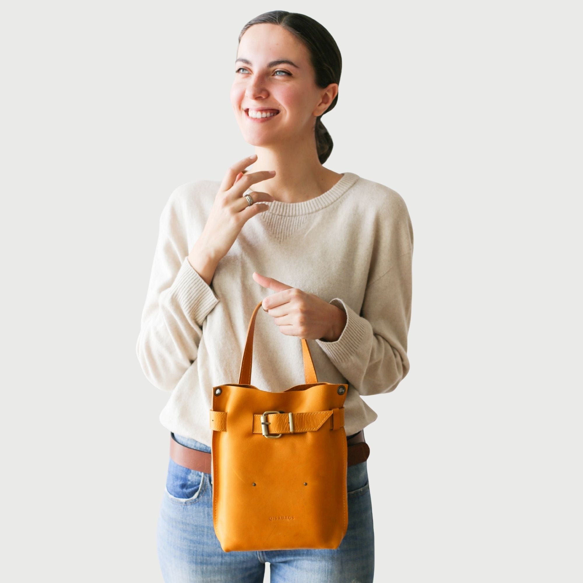 Mini Leather Backpack