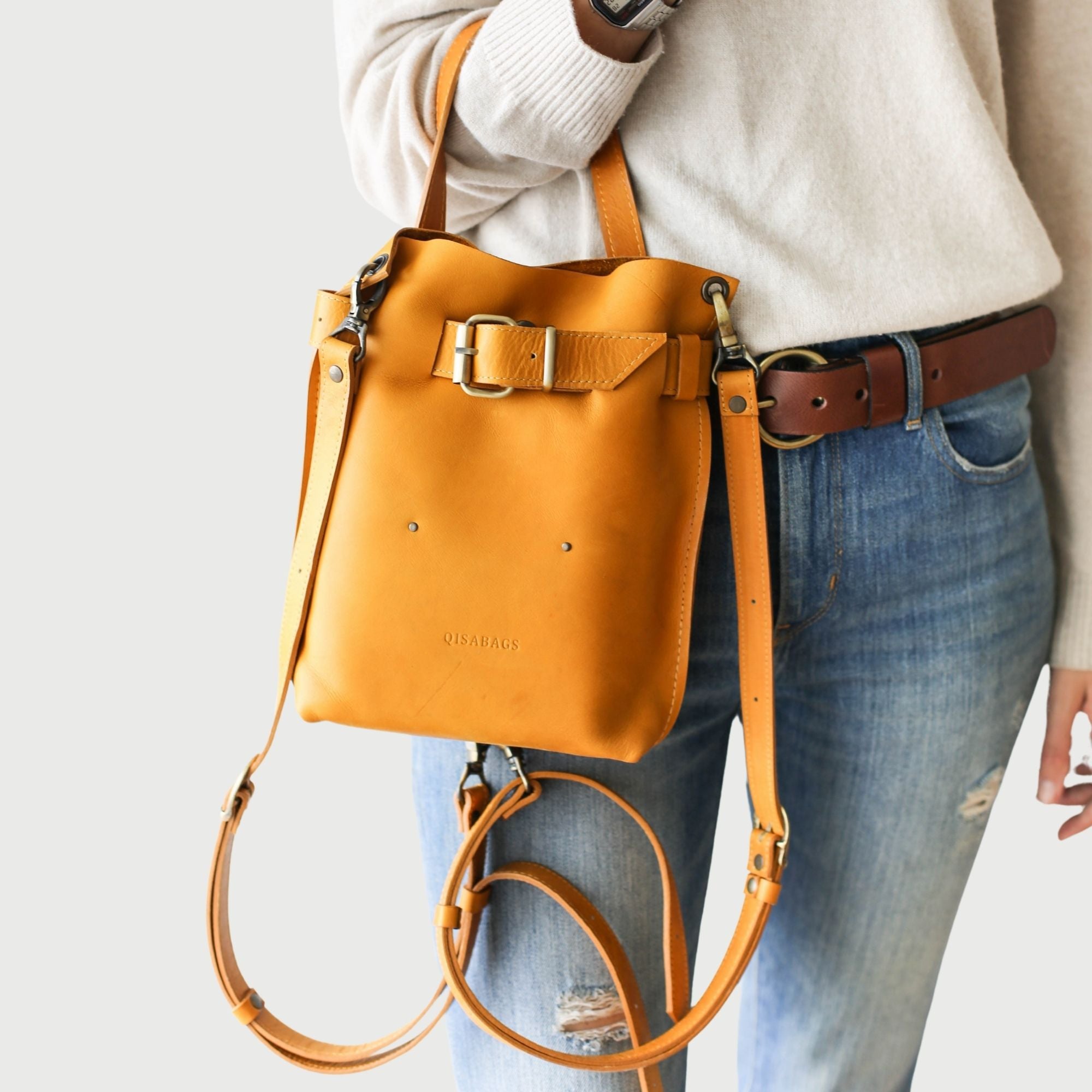 Mini Leather Backpack