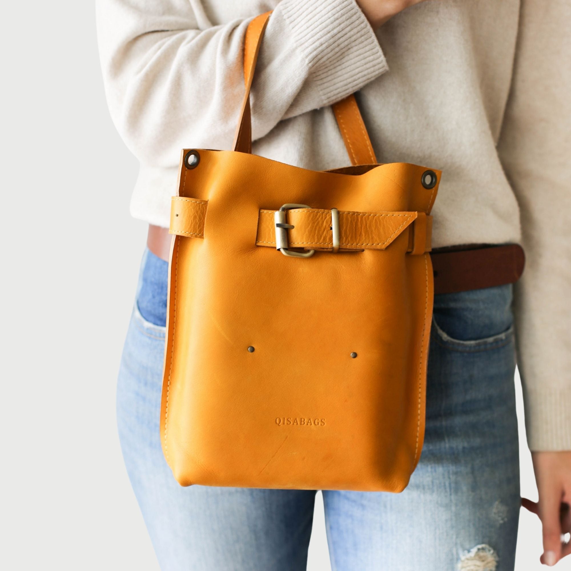 Mini Leather Backpack