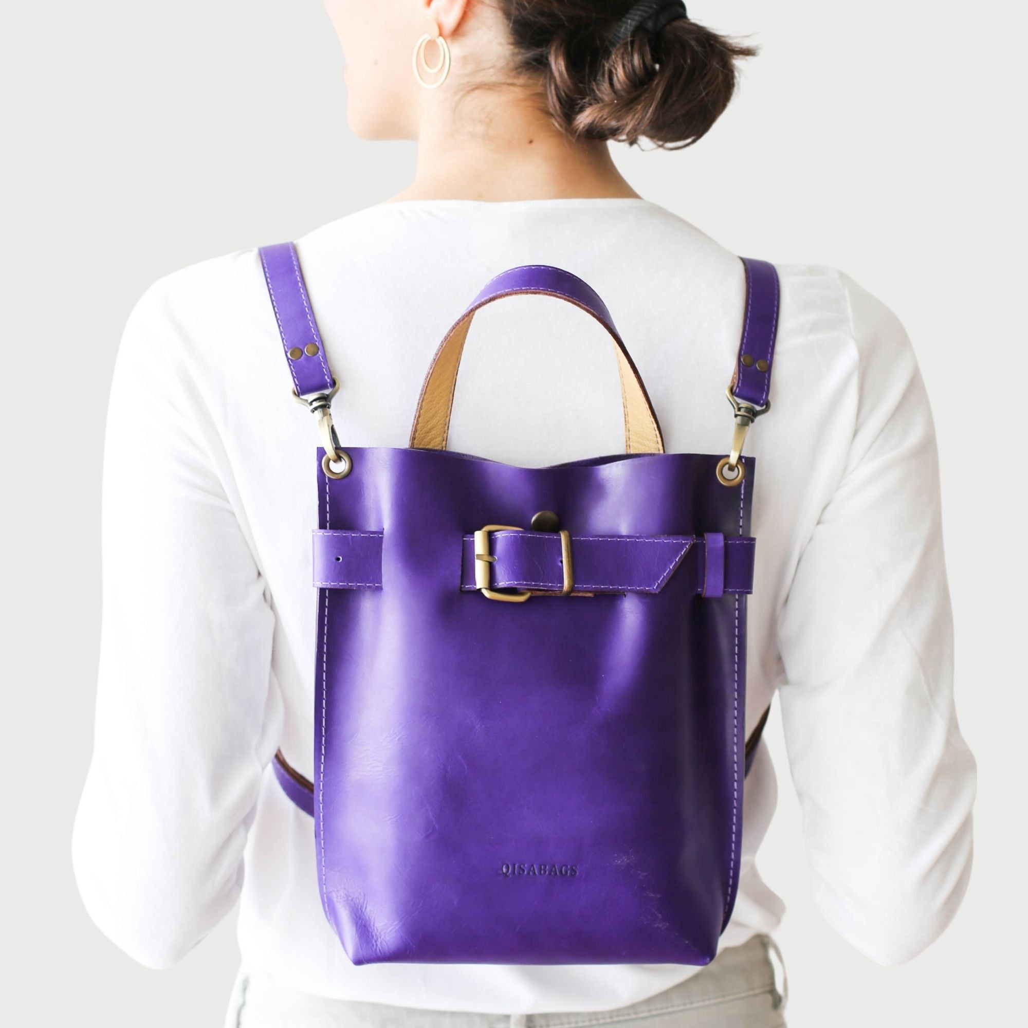 Mini Leather Backpack