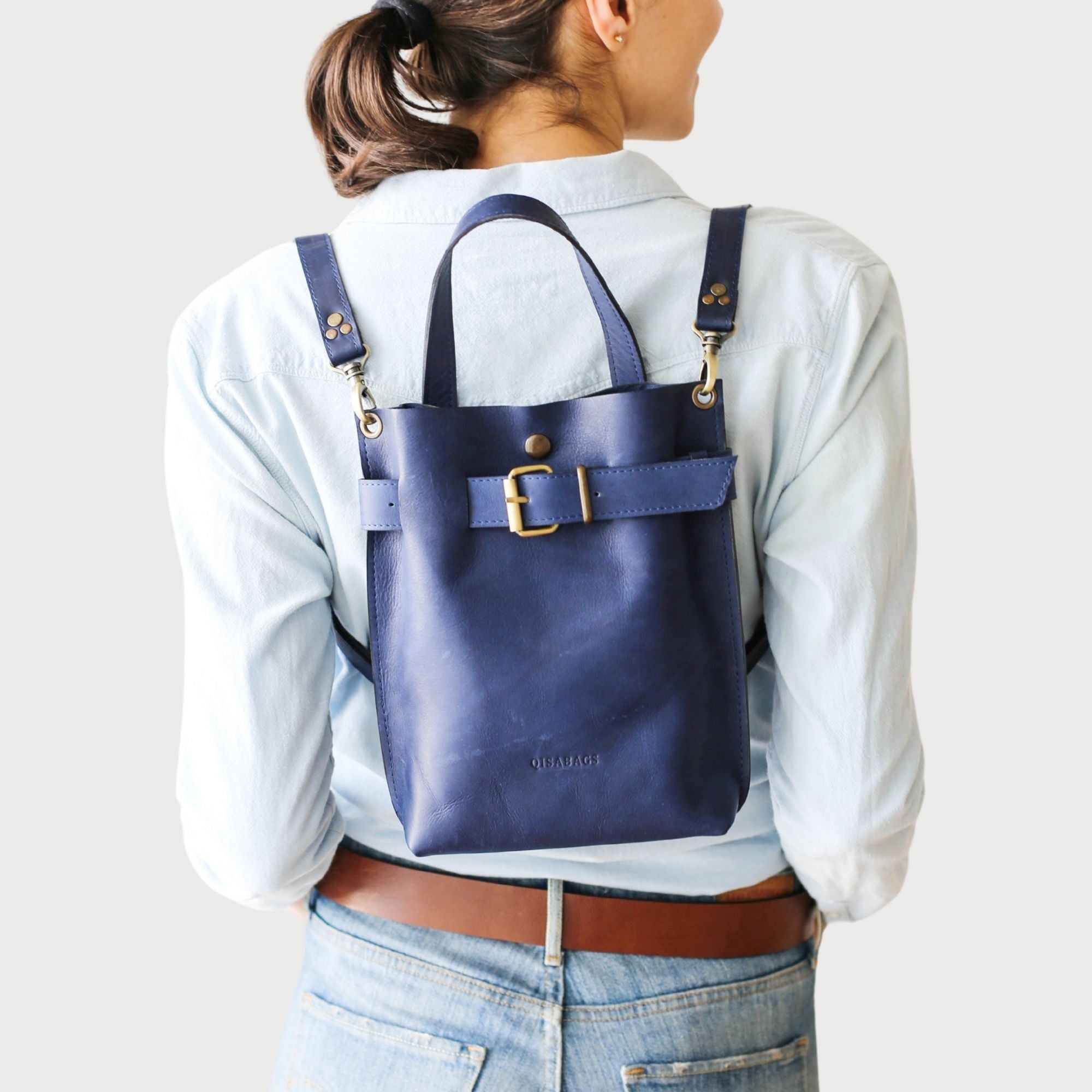 Mini Leather Backpack