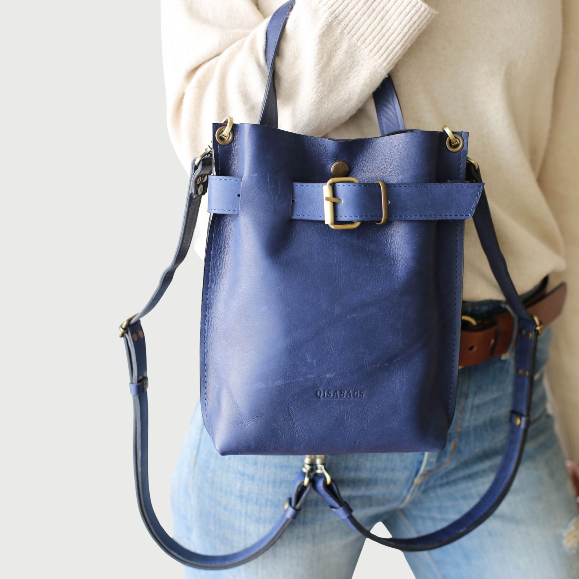 Mini Leather Backpack