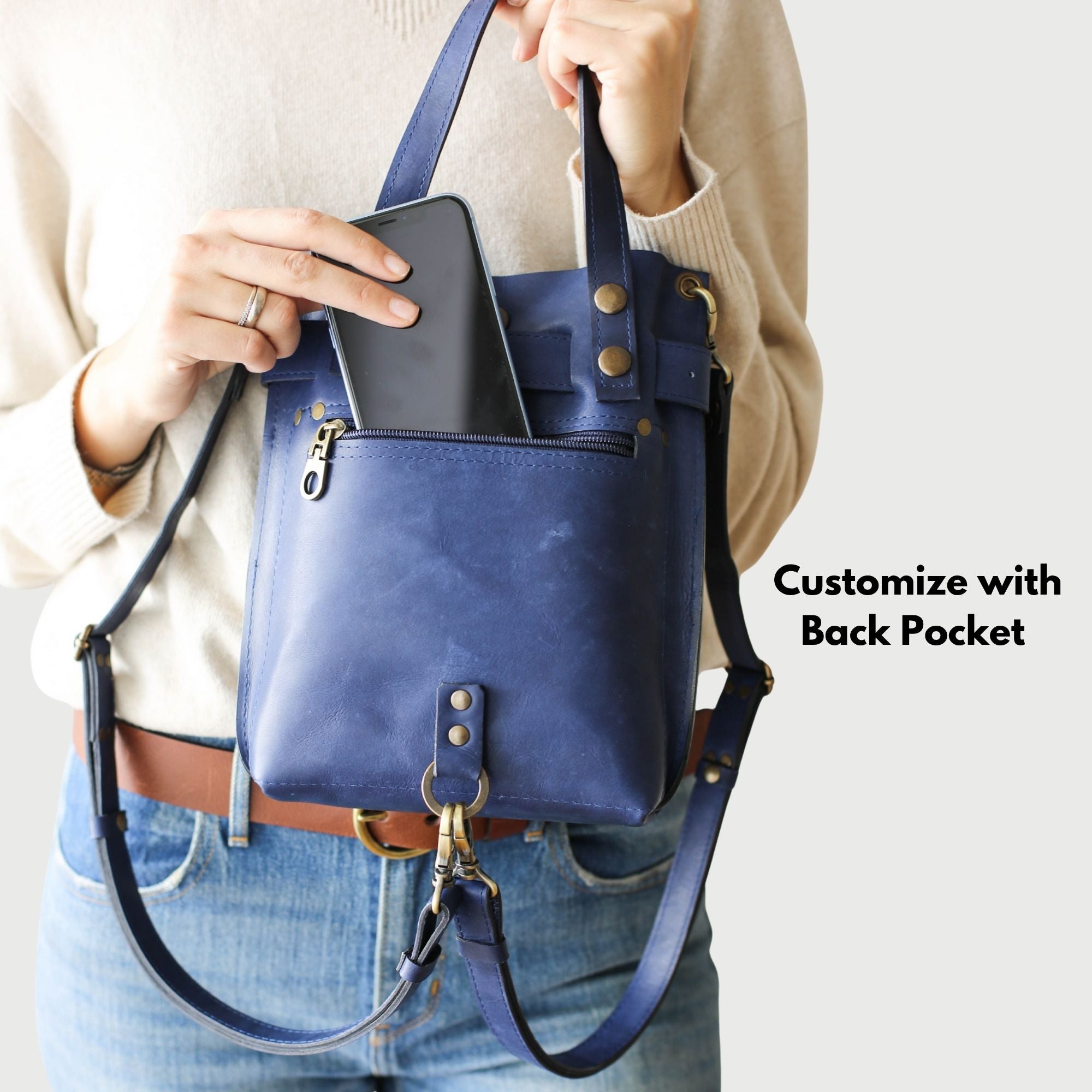 Mini Leather Backpack