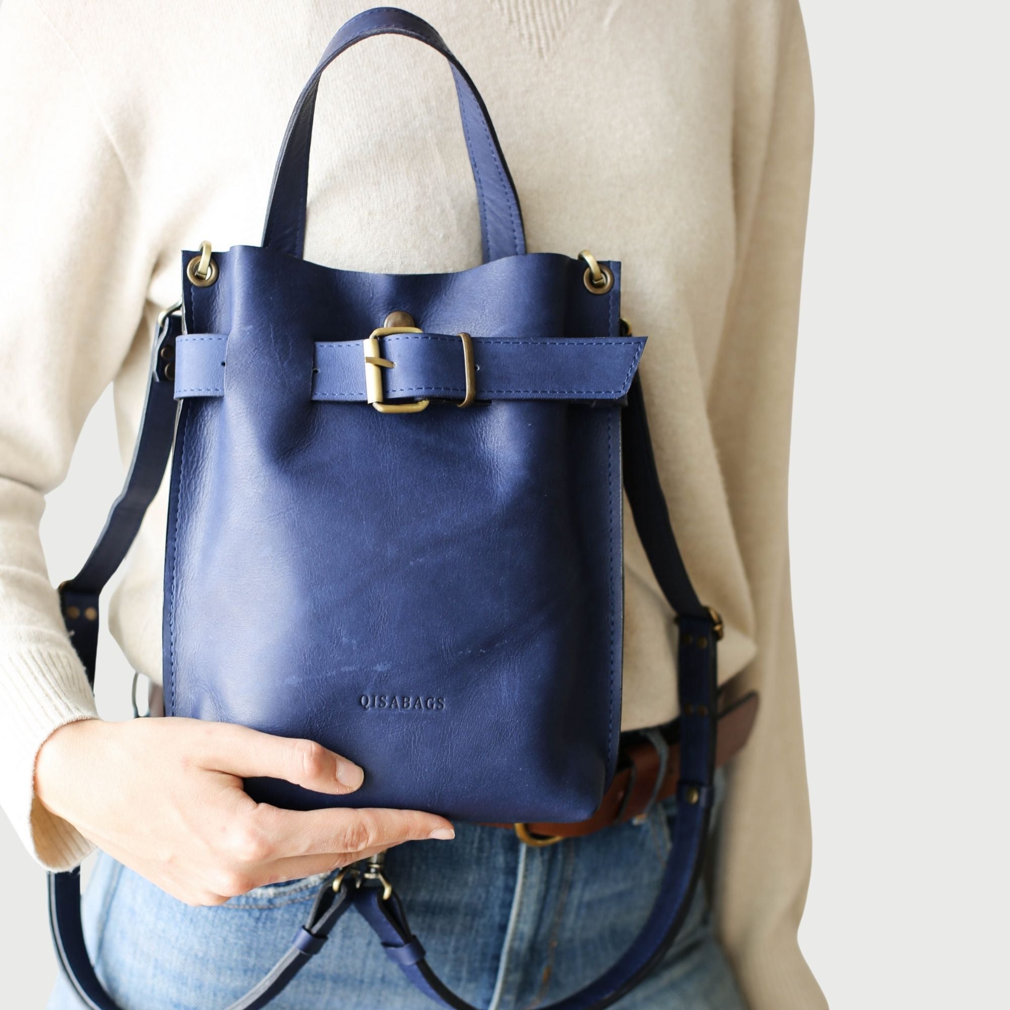 Mini Leather Backpack