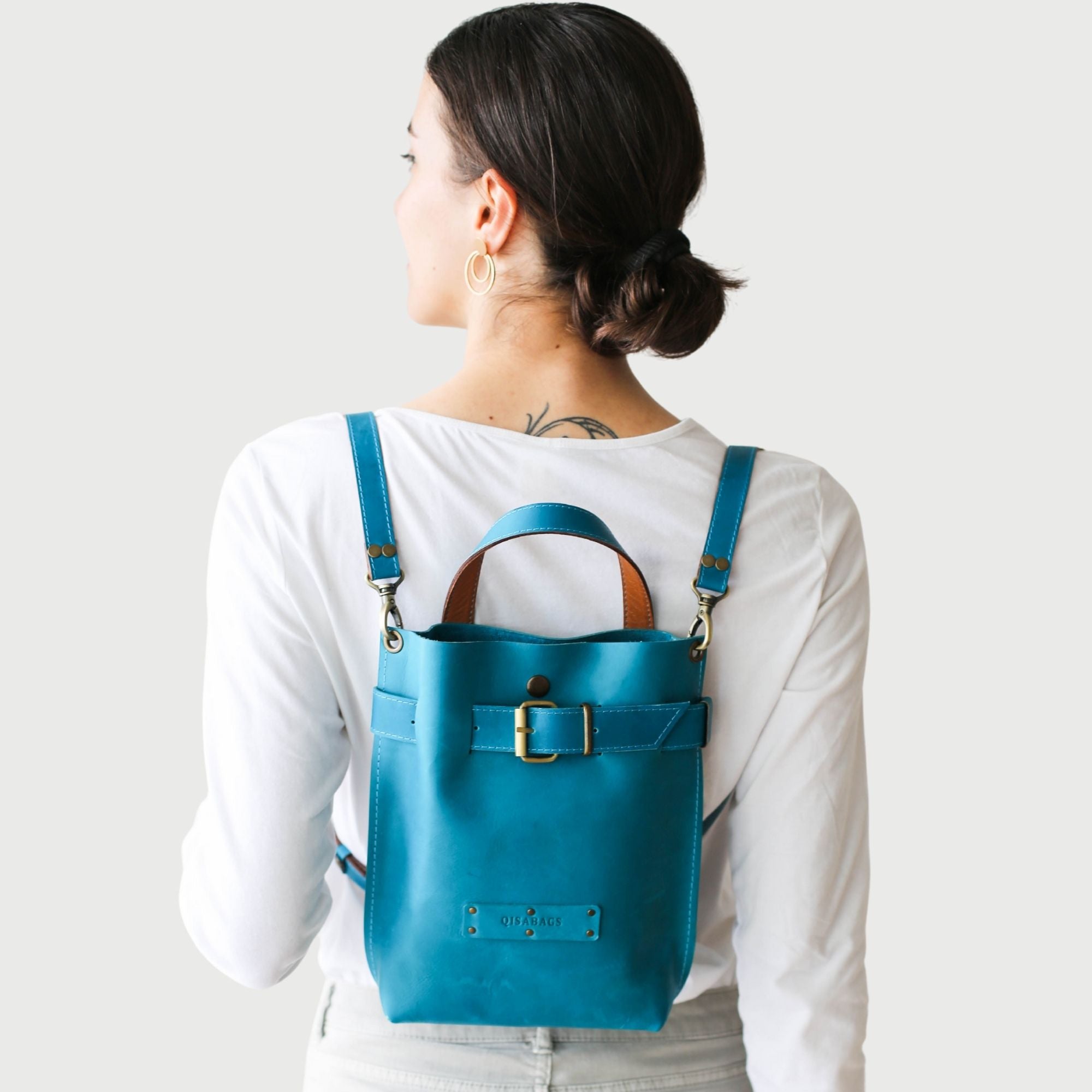 Mini Leather Backpack