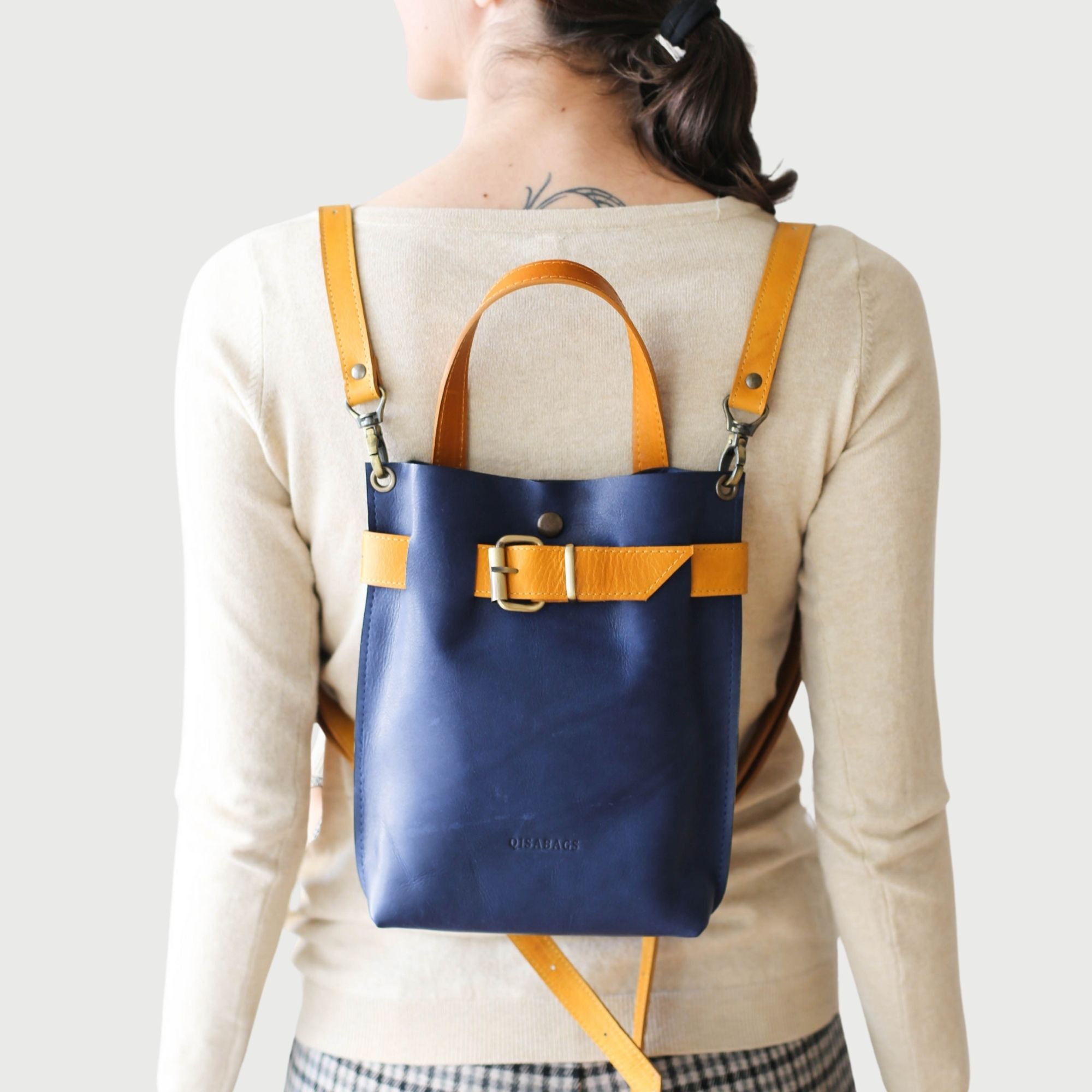 Mini Leather Backpack